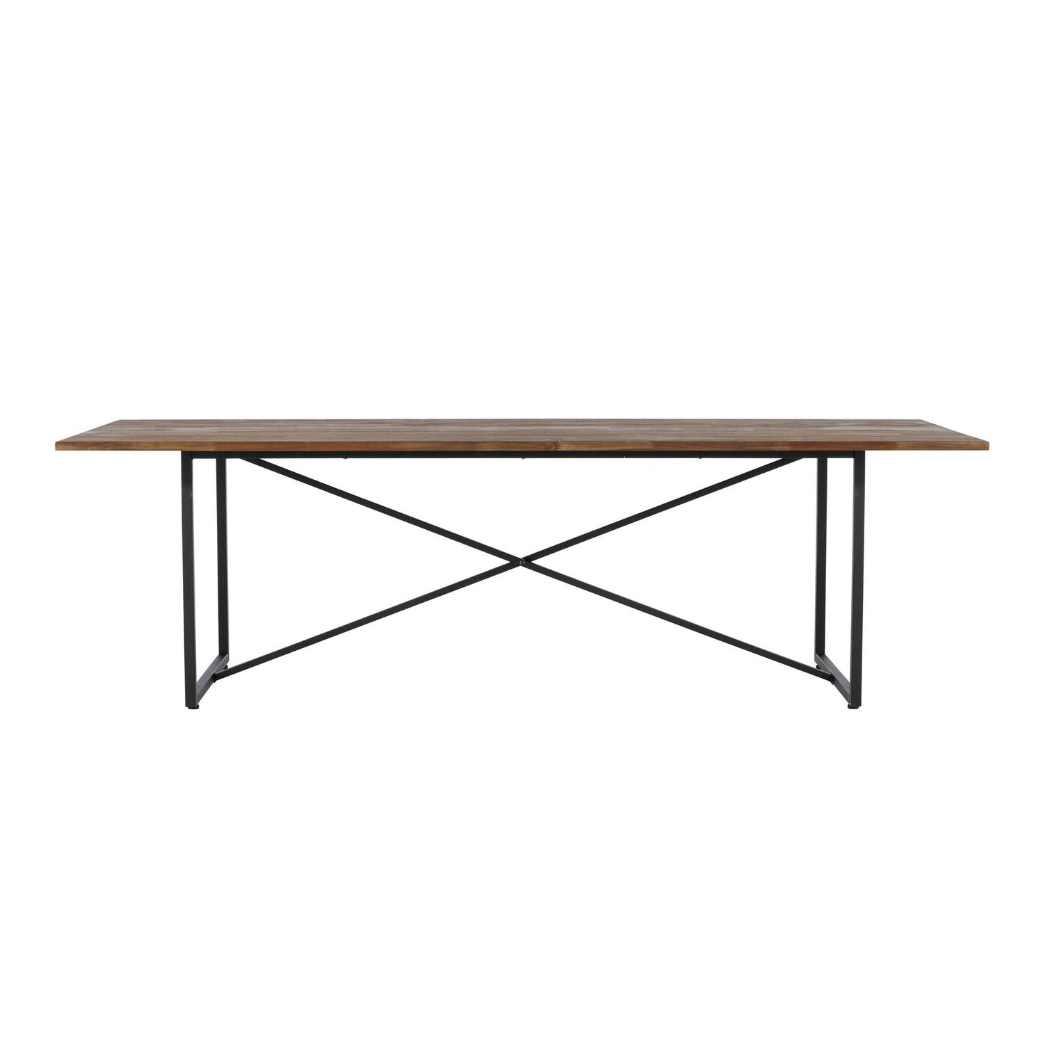 Esstisch Padang 250*100cm Teak - Dunkelbraun-Esstisch Rechteckig-Venture Home-le canapé