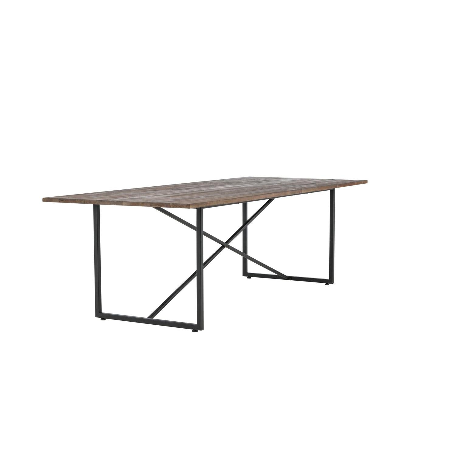 Esstisch Padang 250*100cm Teak - Dunkelbraun-Esstisch Rechteckig-Venture Home-le canapé