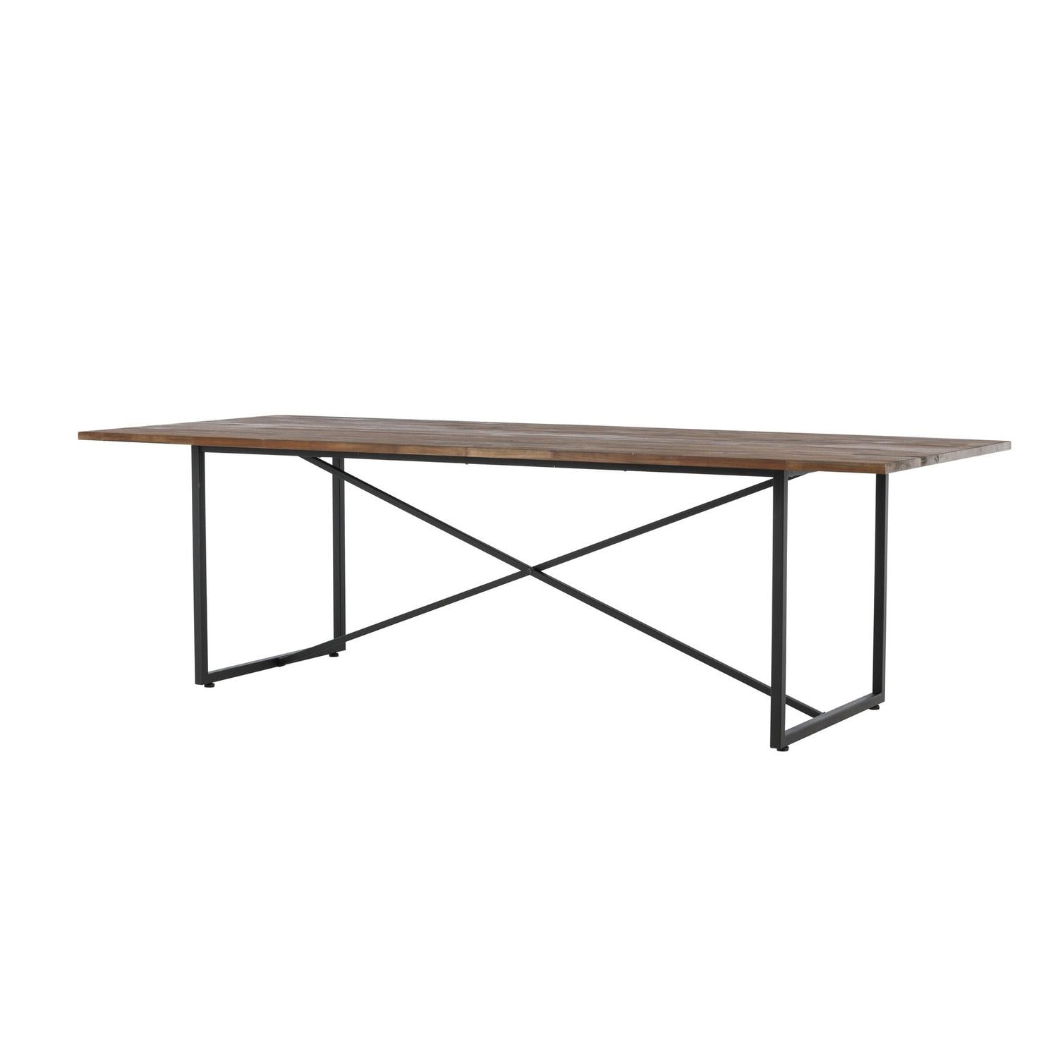 Esstisch Padang Rechteckig 250*100cm - Dunkelbraun-Esstisch Rechteckig-Venture Home-le canapé