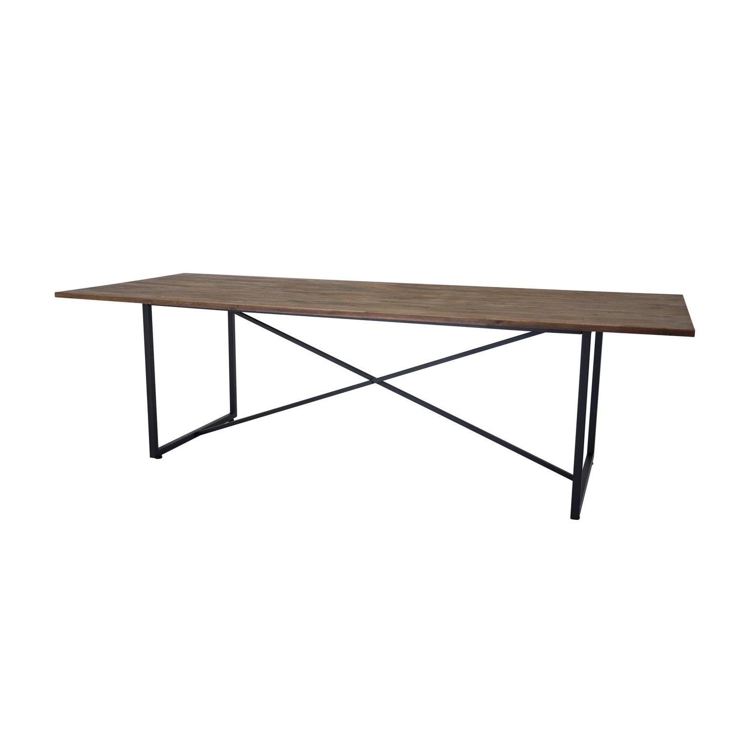 Esstisch Padang Rechteckig 250*100cm - Dunkelbraun-Esstisch Rechteckig-Venture Home-le canapé