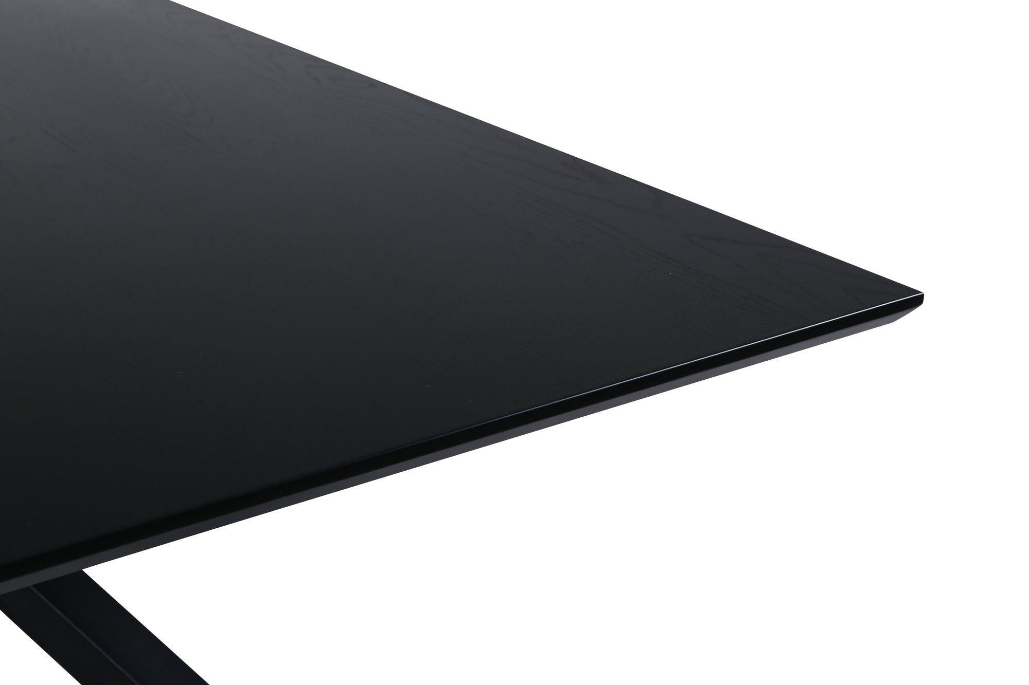 Esstisch Piazza 180*90cm - Schwarz-Esstisch Rechteckig-Venture Home-le canapé
