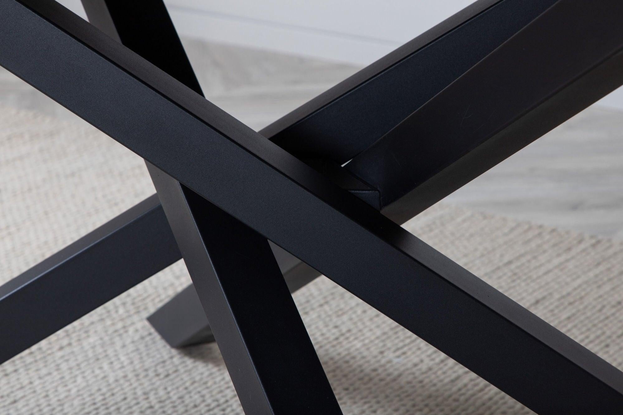 Esstisch Piazza 180*90cm - Schwarz-Esstisch Rechteckig-Venture Home-le canapé