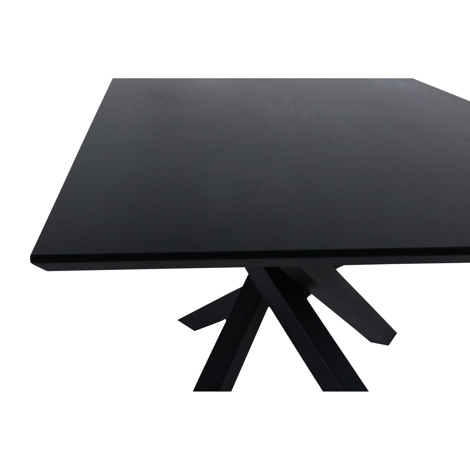 Esstisch Piazza 180*90cm - Schwarz-Esstische Rechteckig-Venture Home-le canapé