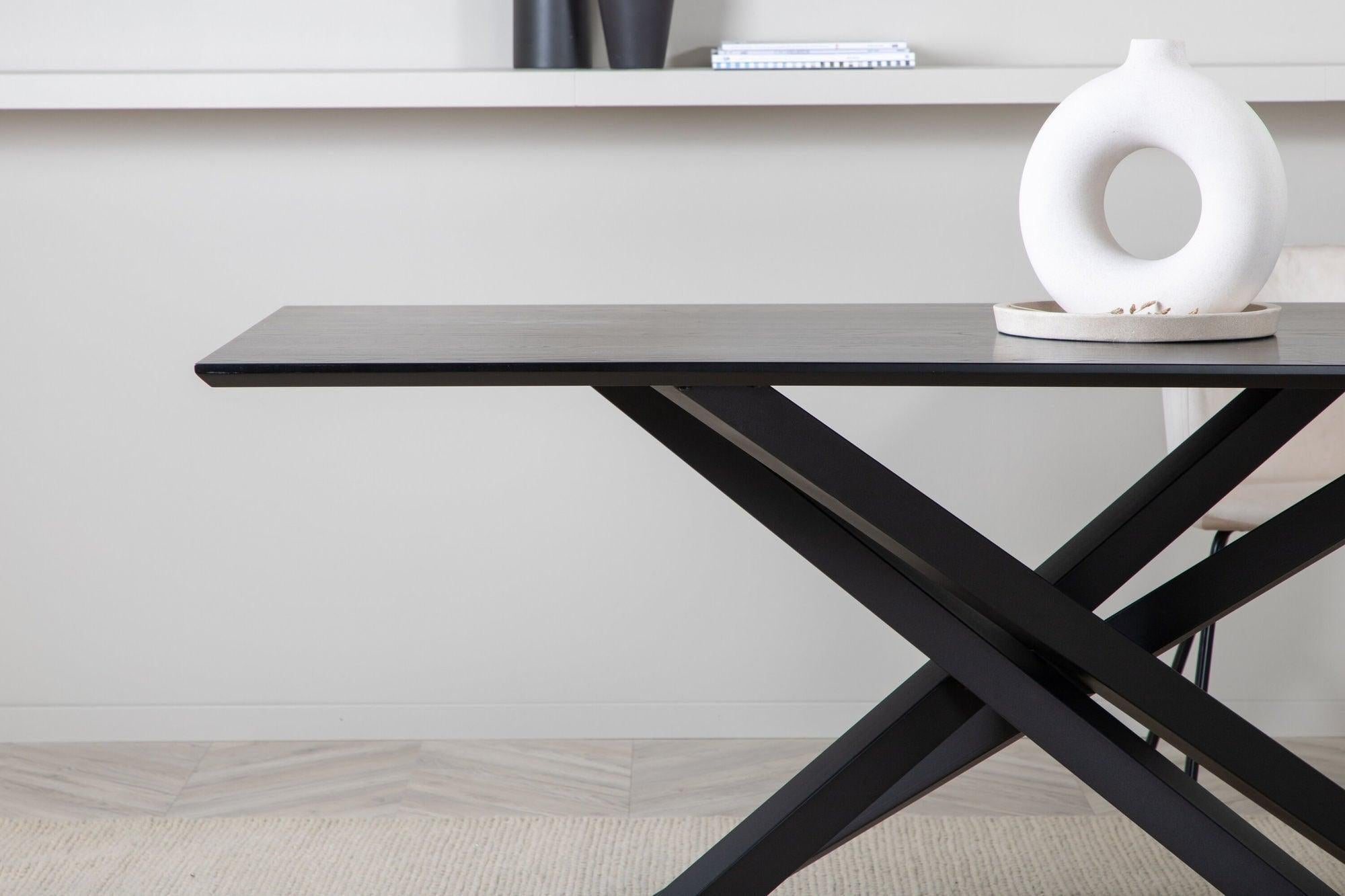 Esstisch Piazza 180*90cm - Schwarz-Venture Home-le canapé
