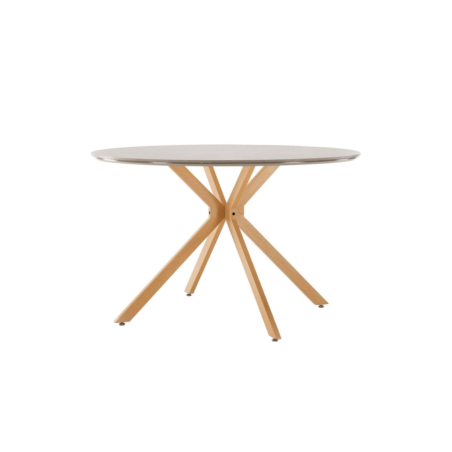 Esstisch Piazza Ø120cm - Grau-Esstisch Rund-Venture Home-le canapé