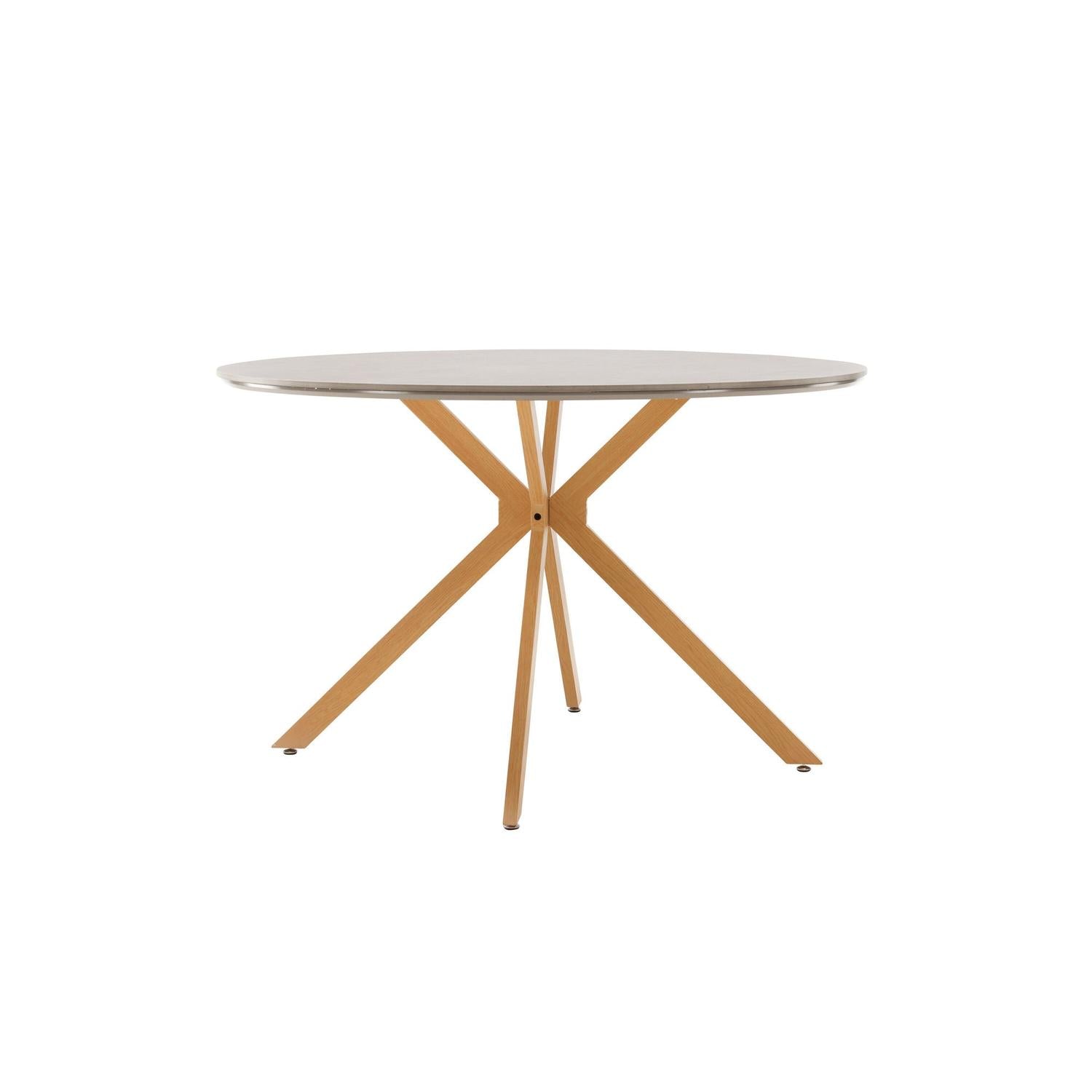 Esstisch Piazza Ø120cm - Grau-Esstische Rund-Venture Home-le canapé