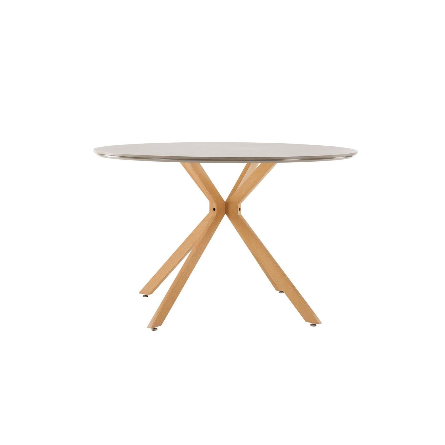 Esstisch Piazza Ø120cm - Grau-Esstische Rund-Venture Home-le canapé