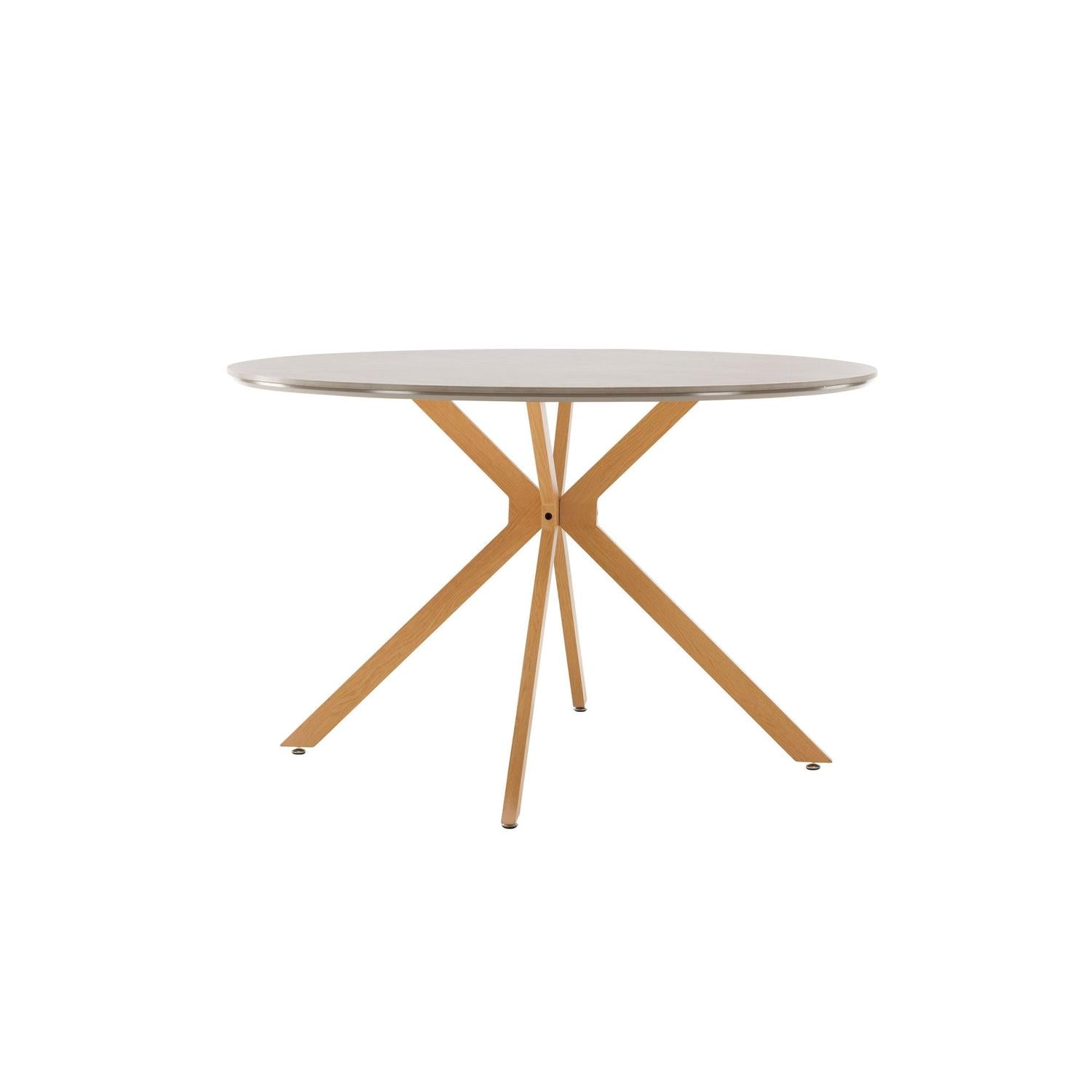 Esstisch Piazza Ø120cm - Grau-Esstische Rund-Venture Home-le canapé
