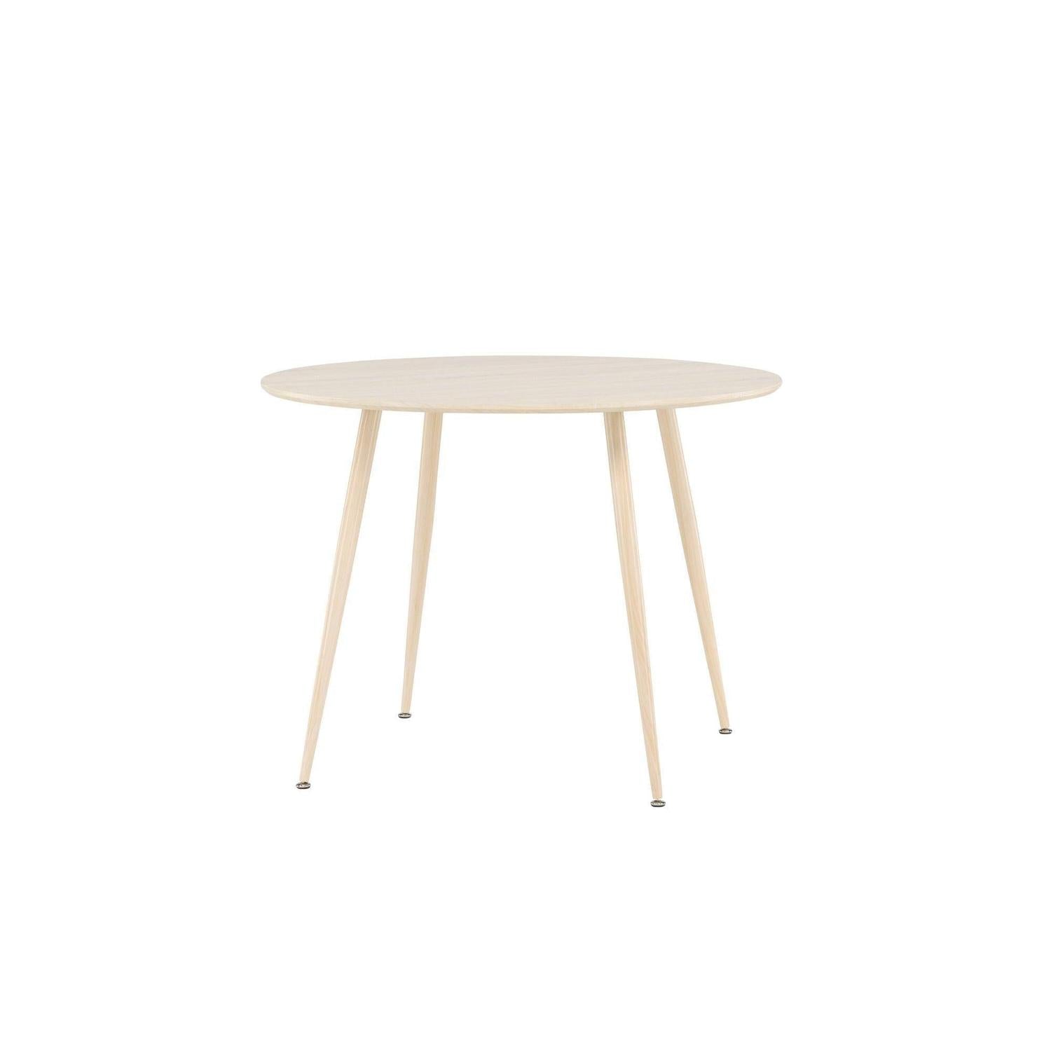 Esstisch Plaza Ø100cm - Cremeweiß-Esstische Rund-Venture Home-le canapé