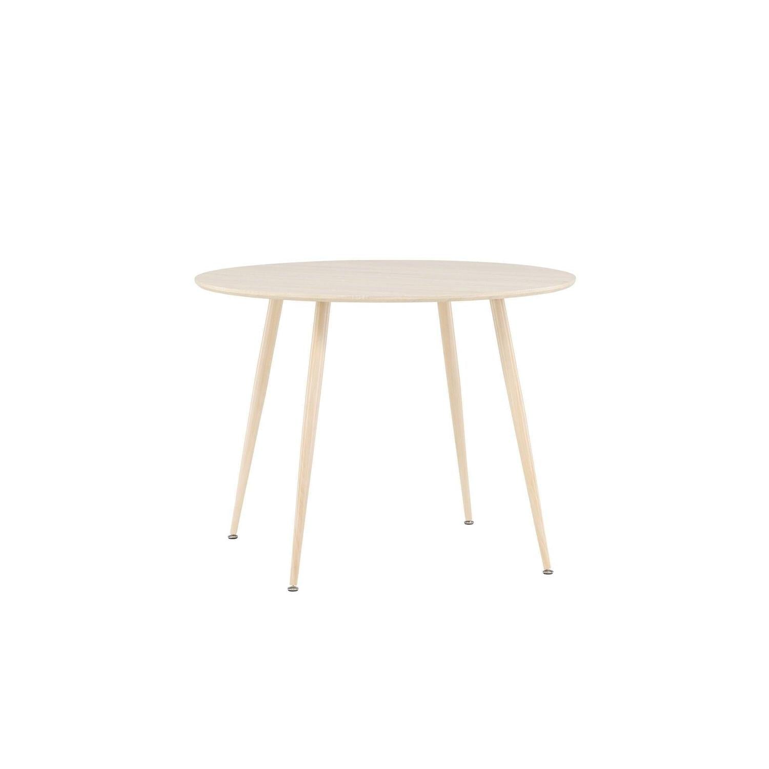 Esstisch Plaza Ø100cm - Cremeweiß-Esstische Rund-Venture Home-le canapé