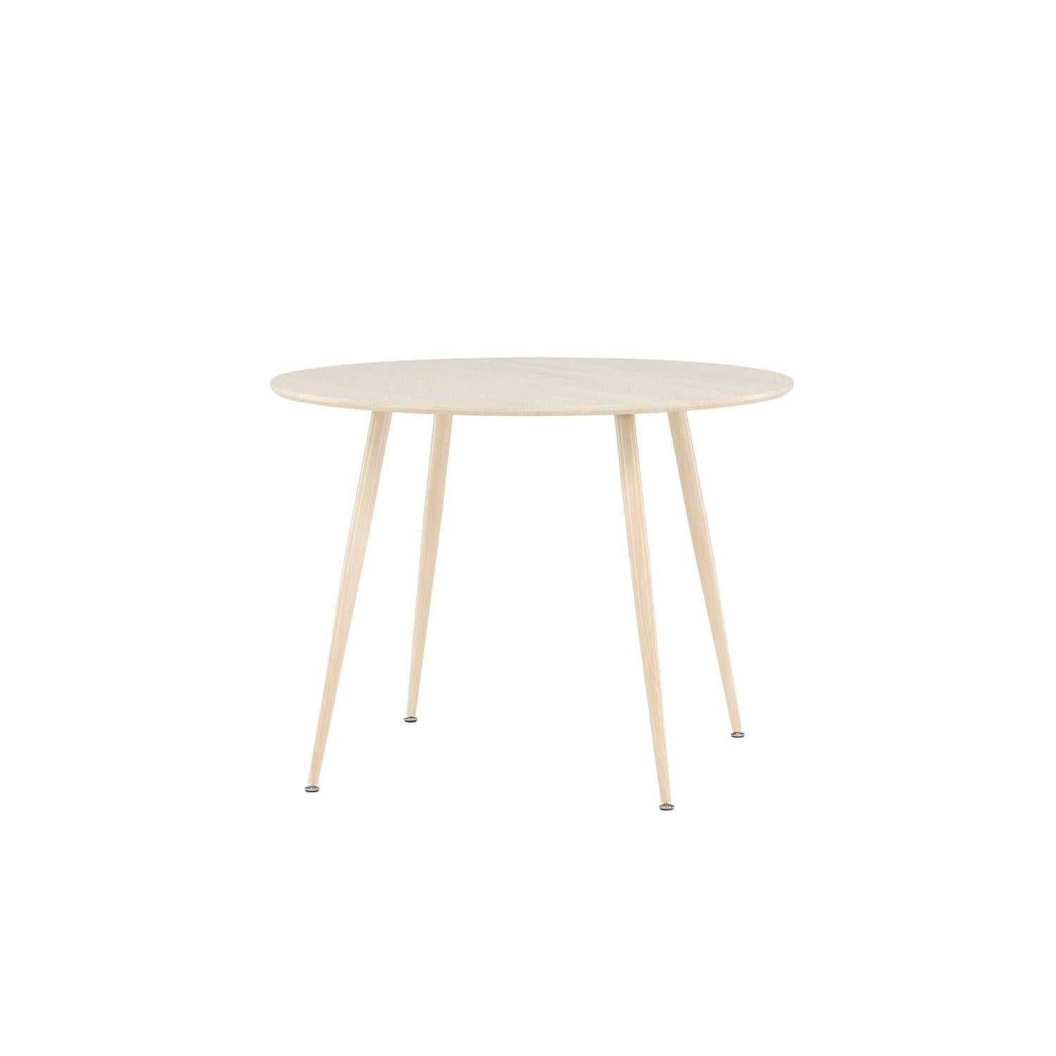 Esstisch Plaza Ø100cm - Cremeweiß-Esstische Rund-Venture Home-le canapé
