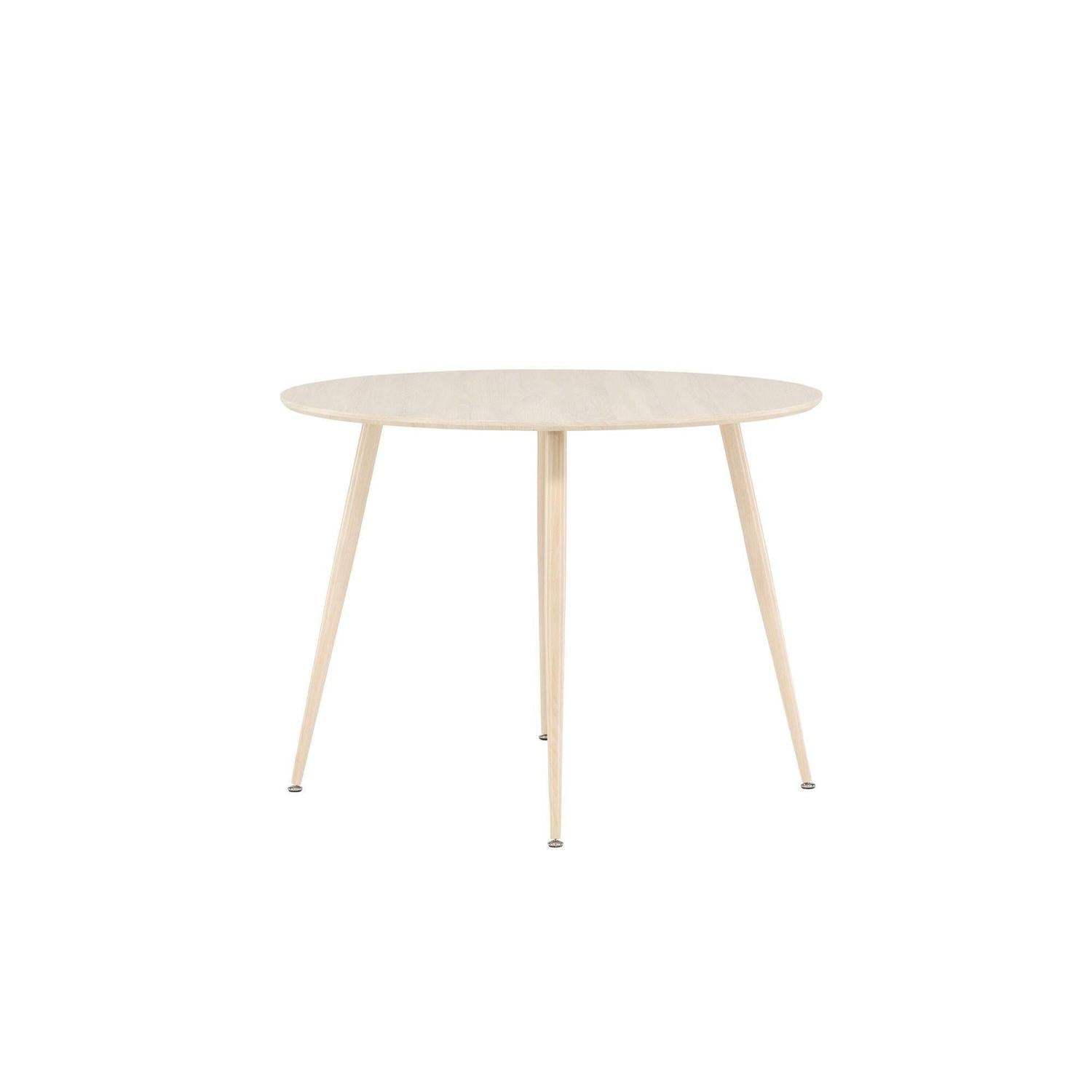 Esstisch Plaza Ø100cm - Cremeweiß-Esstische Rund-Venture Home-le canapé