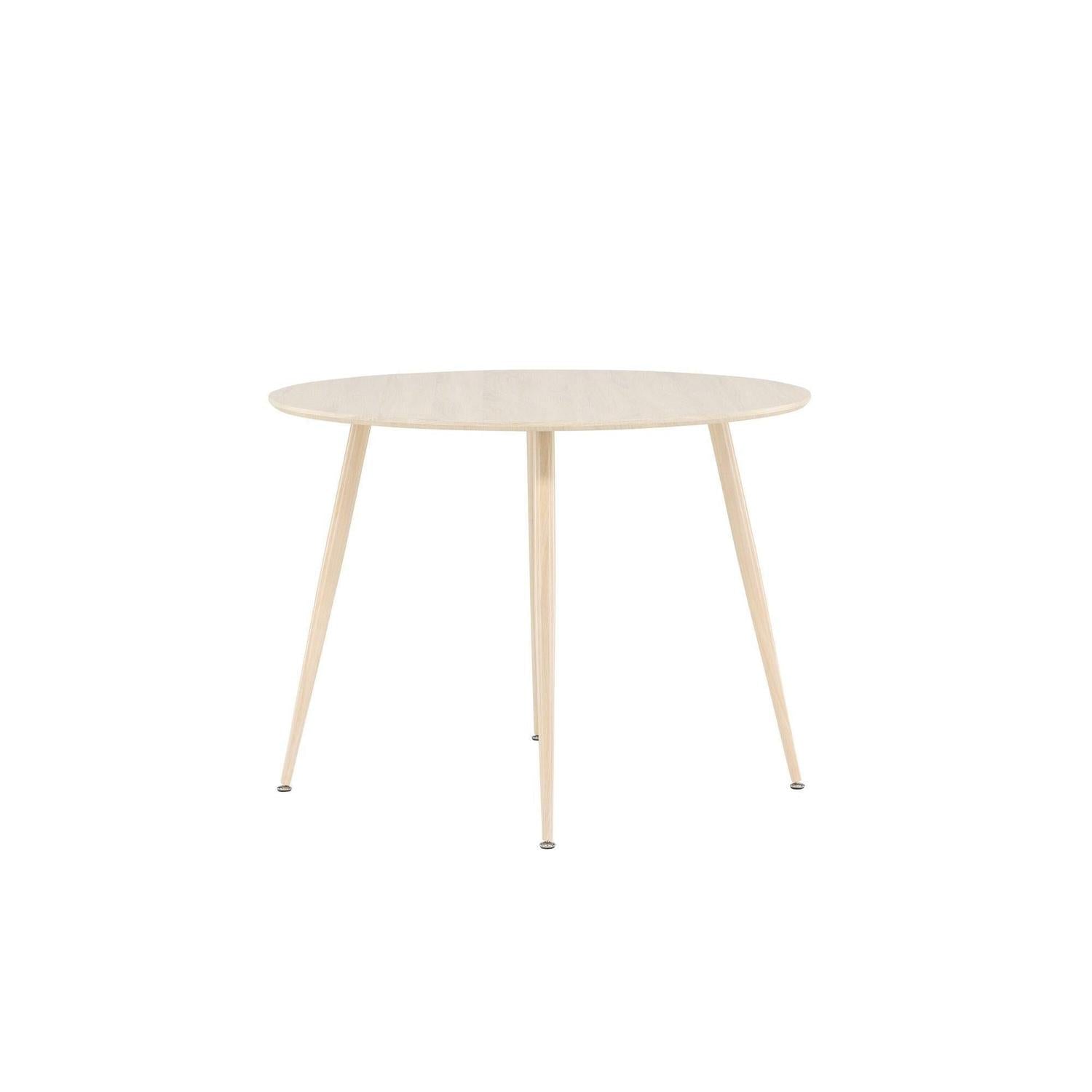 Esstisch Plaza Ø100cm - Cremeweiß-Esstische Rund-Venture Home-le canapé