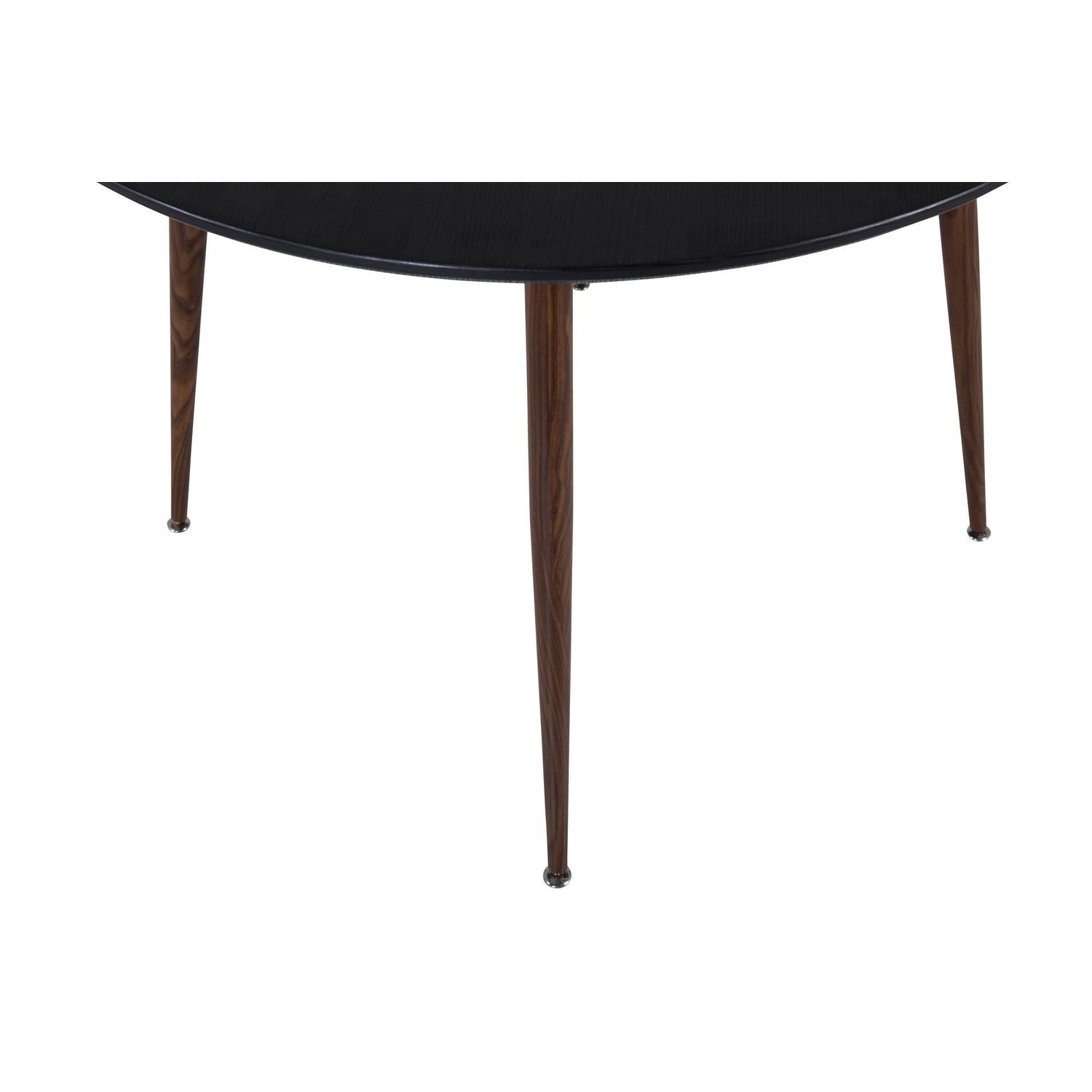 Esstisch Plaza Ø100cm - Schwarz-Esstisch Rund-Venture Home-le canapé