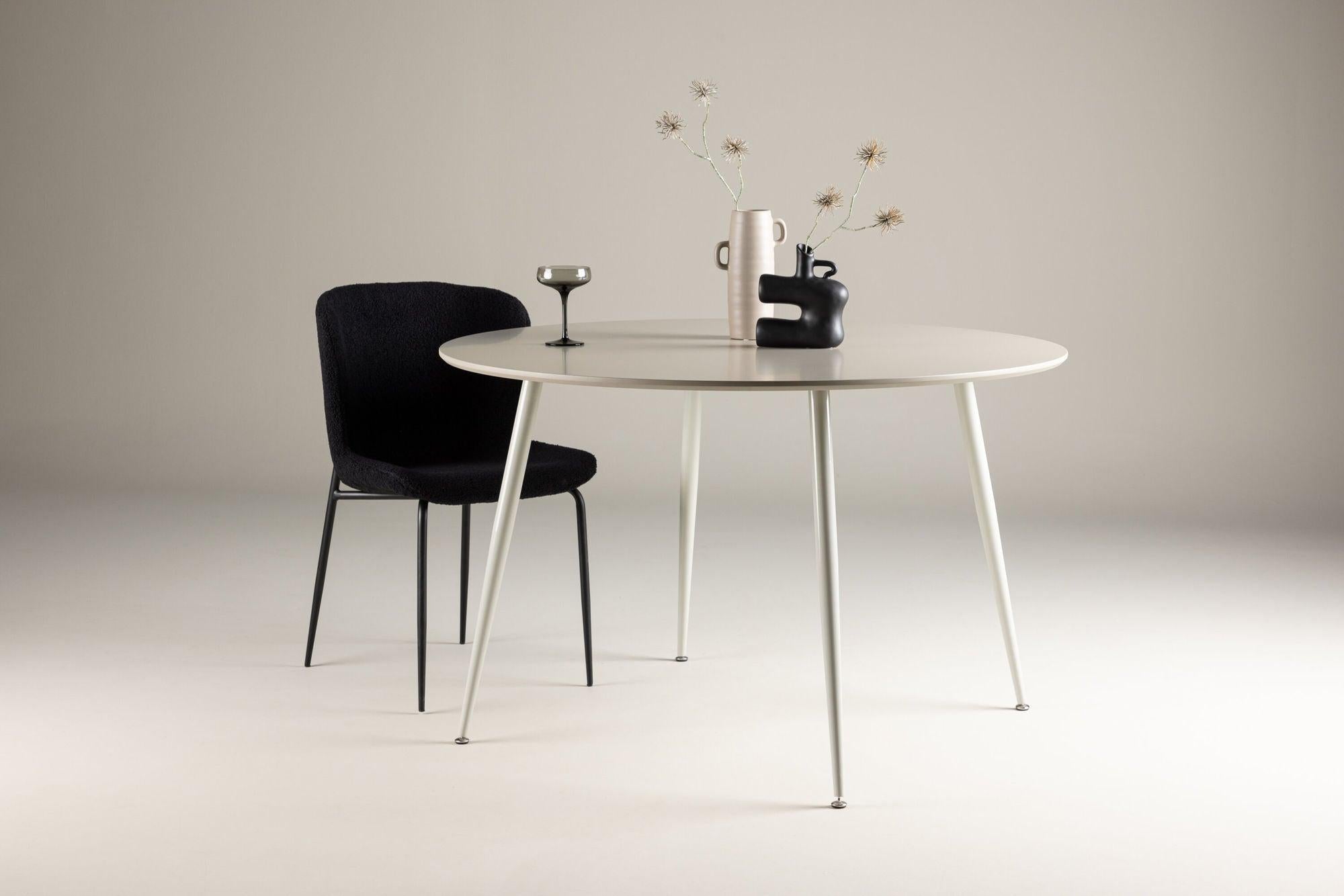 Esstisch Plaza Ø120cm - Beige-Esstische Rund-Venture Home-le canapé