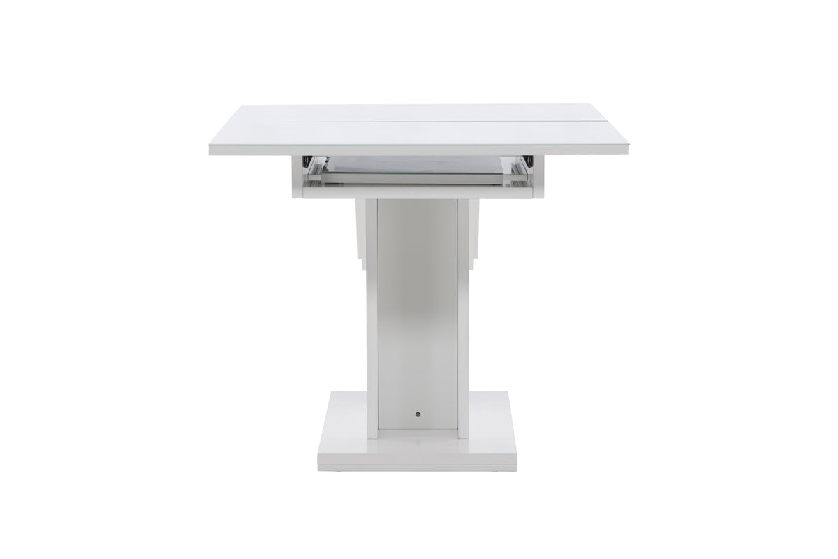 Esstisch Pluto 120cm ausziehbar - Weiß-Esstische ausziehbar-Venture Home-le canapé