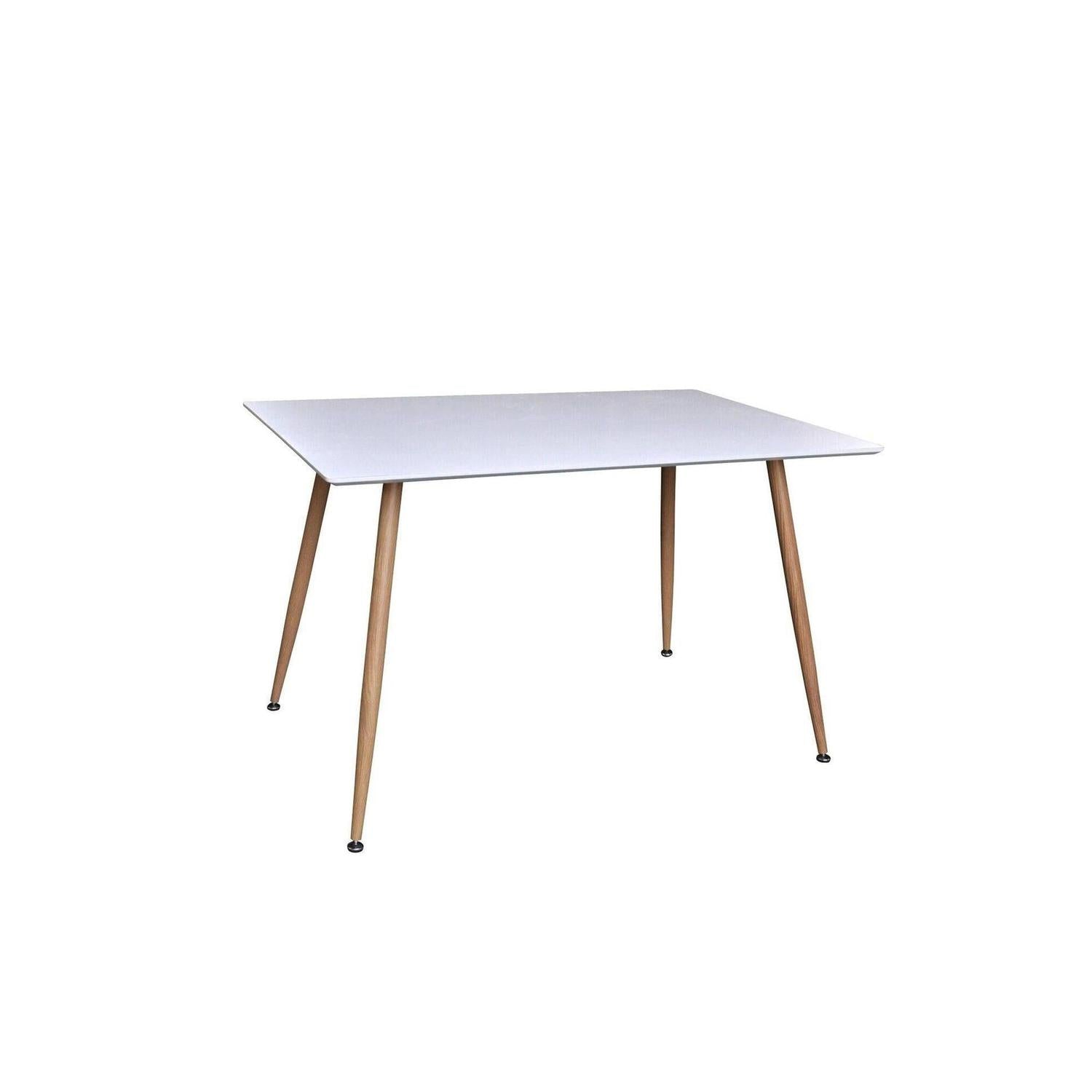Esstisch Polar 120*75cm - Weiß-Esstische Rechteckig-Venture Home-le canapé