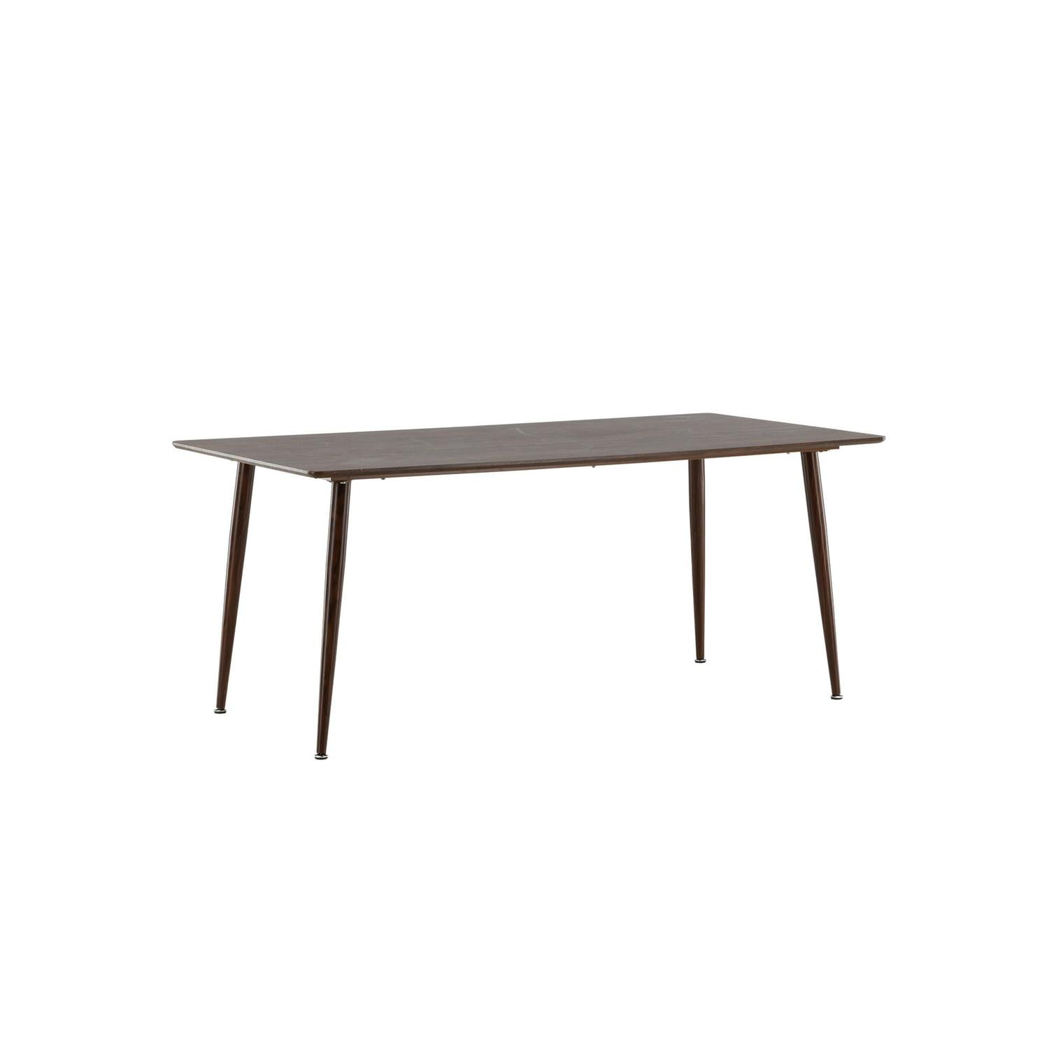 Esstisch Polar 180*90cm - Walnuss-Esstisch Rechteckig-Venture Home-le canapé