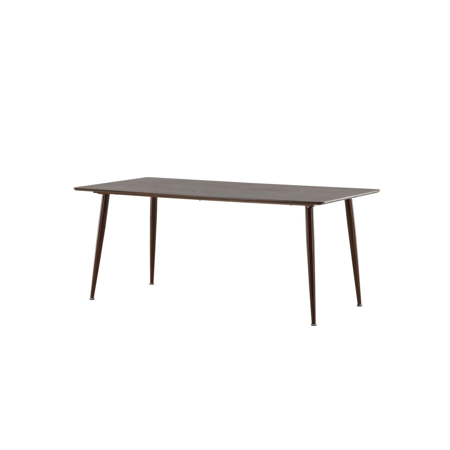 Esstisch Polar 180*90cm - Walnuss-Esstisch Rechteckig-Venture Home-le canapé