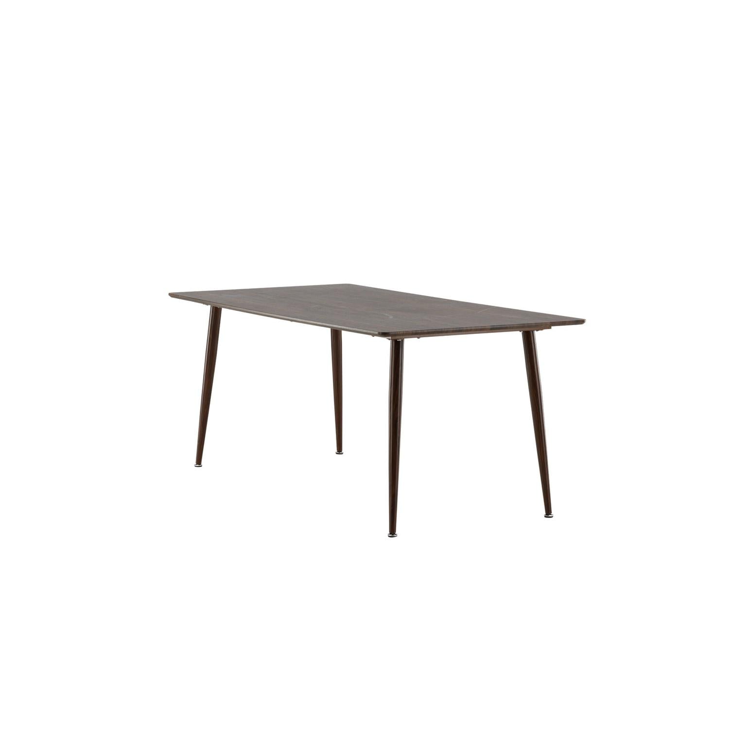 Esstisch Polar 180*90cm - Walnuss-Esstisch Rechteckig-Venture Home-le canapé
