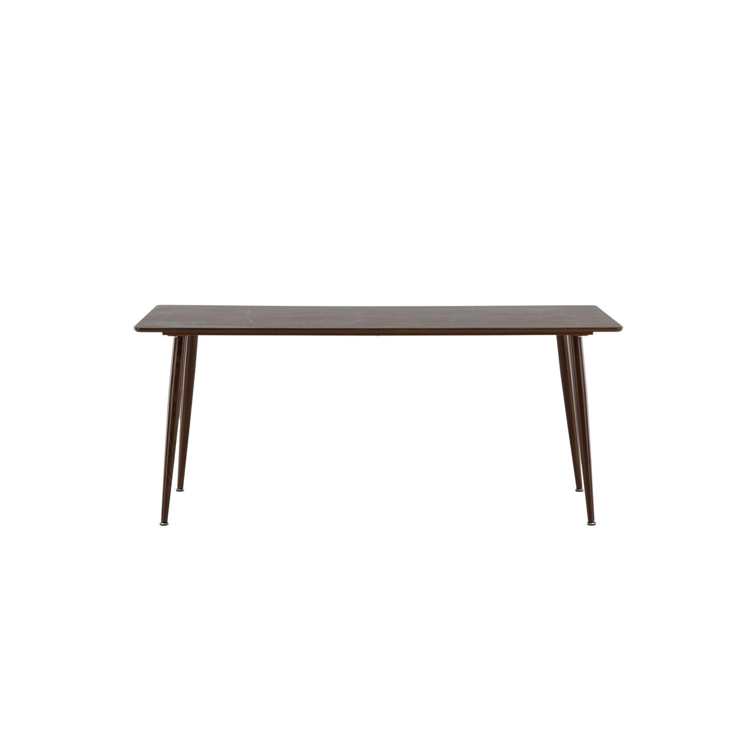 Esstisch Polar 180*90cm - Walnuss-Esstisch Rechteckig-Venture Home-le canapé