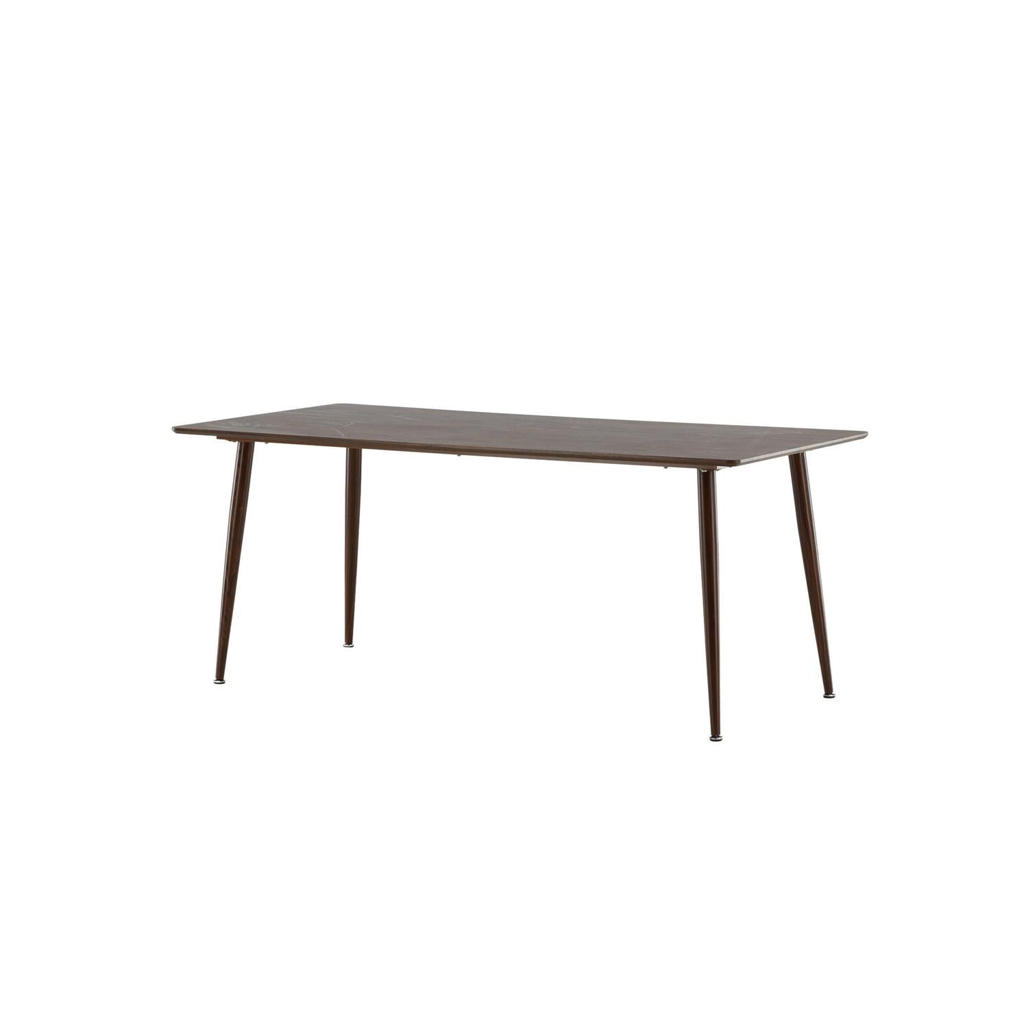 Esstisch Polar 180*90cm - Walnuss-Esstisch Rechteckig-Venture Home-le canapé