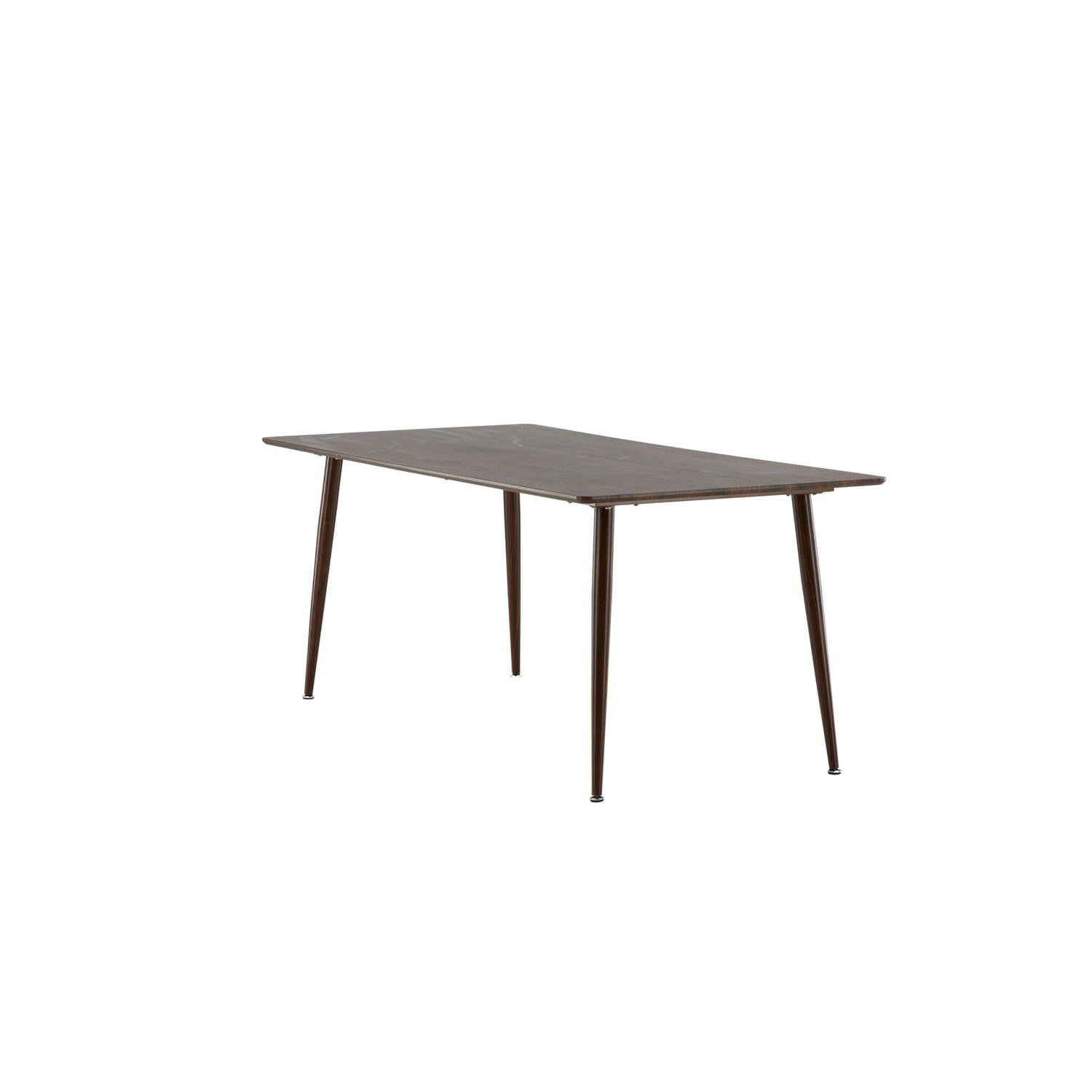 Esstisch Polar 180*90cm - Walnuss-Esstisch Rechteckig-Venture Home-le canapé