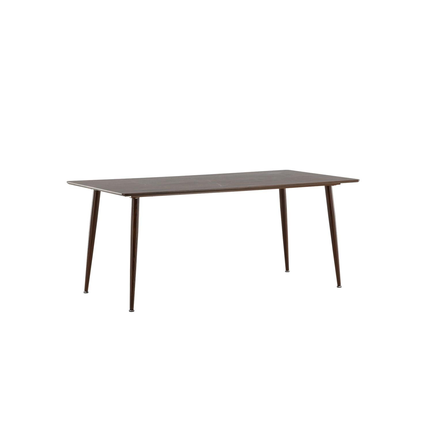 Esstisch Polar 180*90cm - Walnuss-Esstisch Rechteckig-Venture Home-le canapé