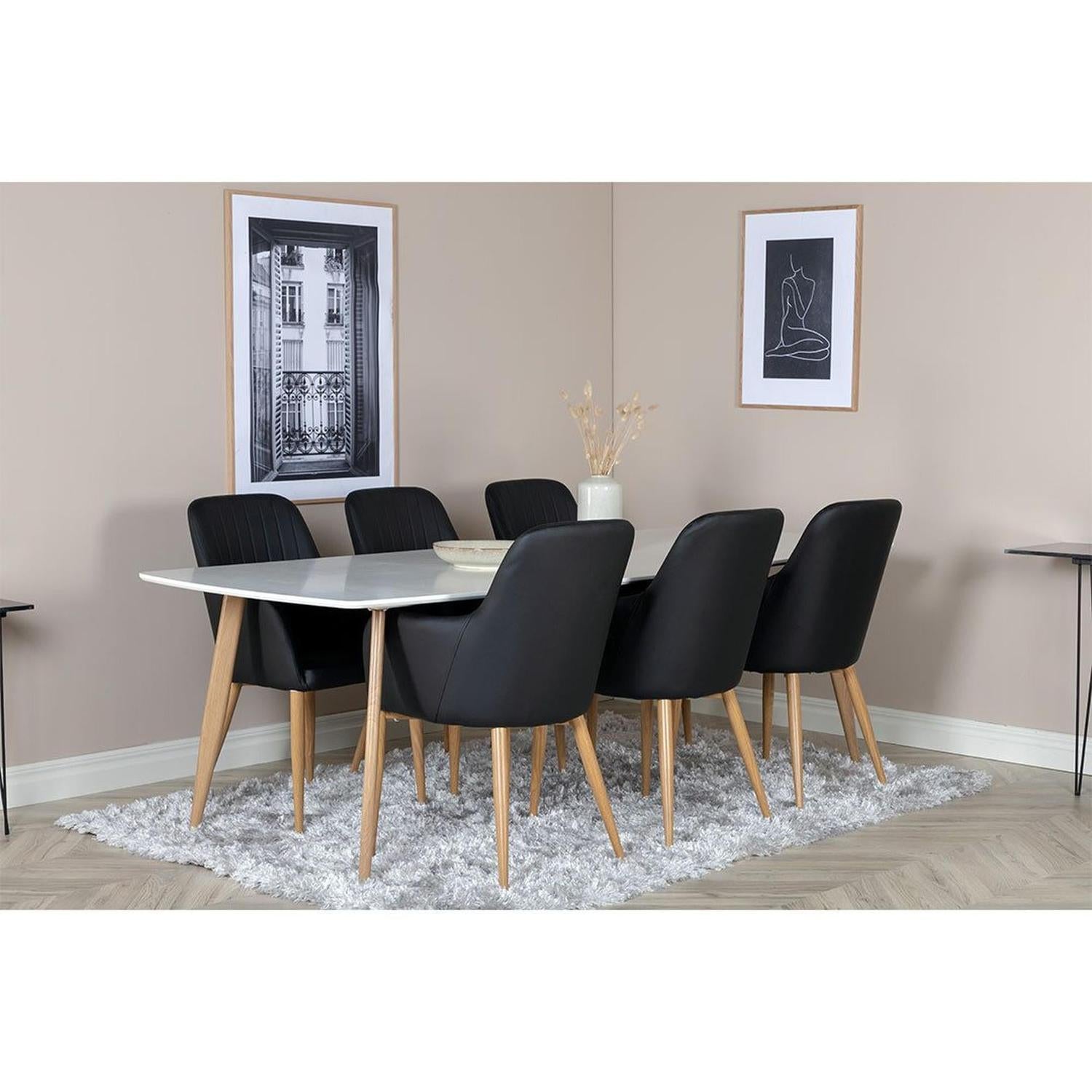 Esstisch Polar 240*100cm - Weiß-Esstische Rechteckig-Venture Home-le canapé