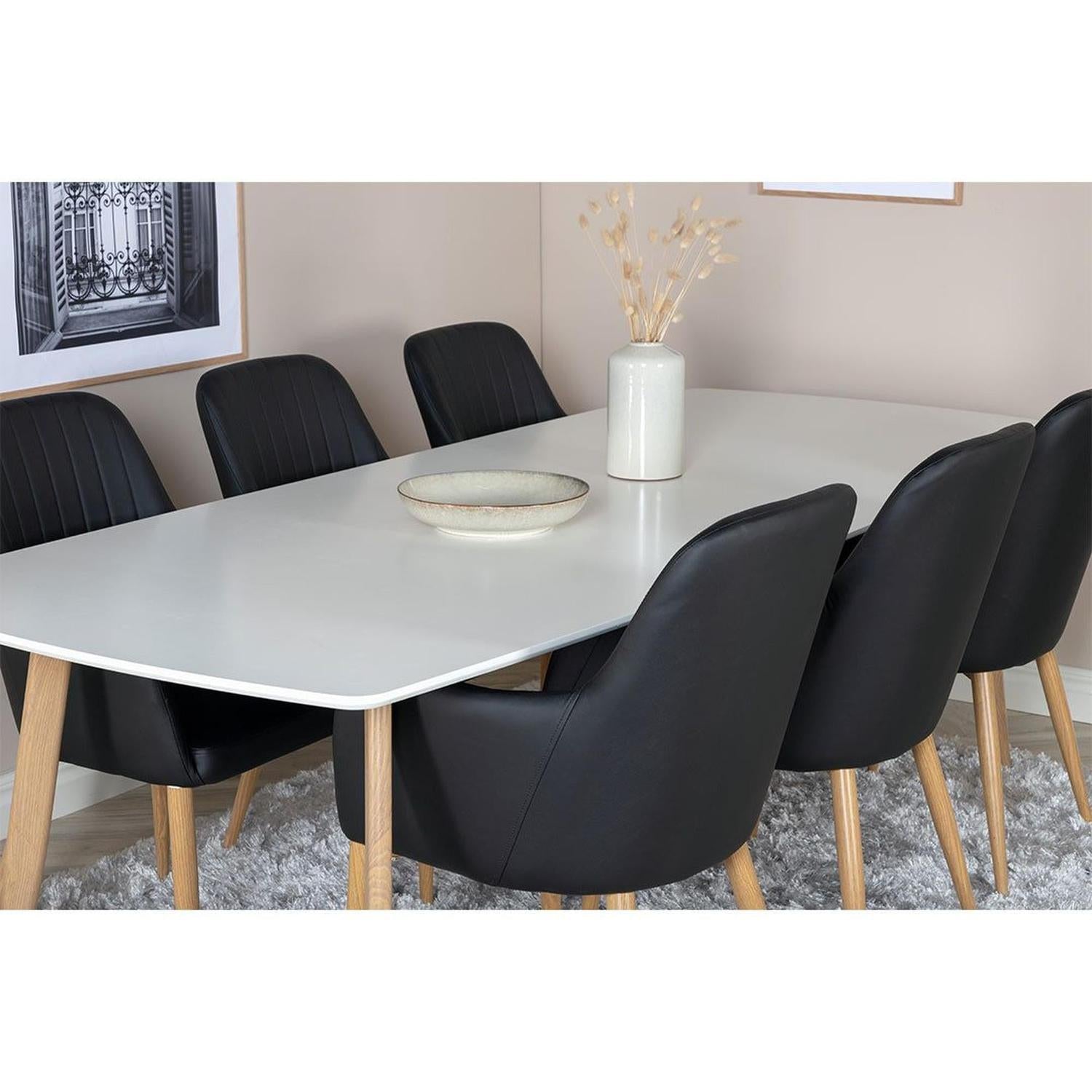 Esstisch Polar 240*100cm - Weiß-Esstische Rechteckig-Venture Home-le canapé