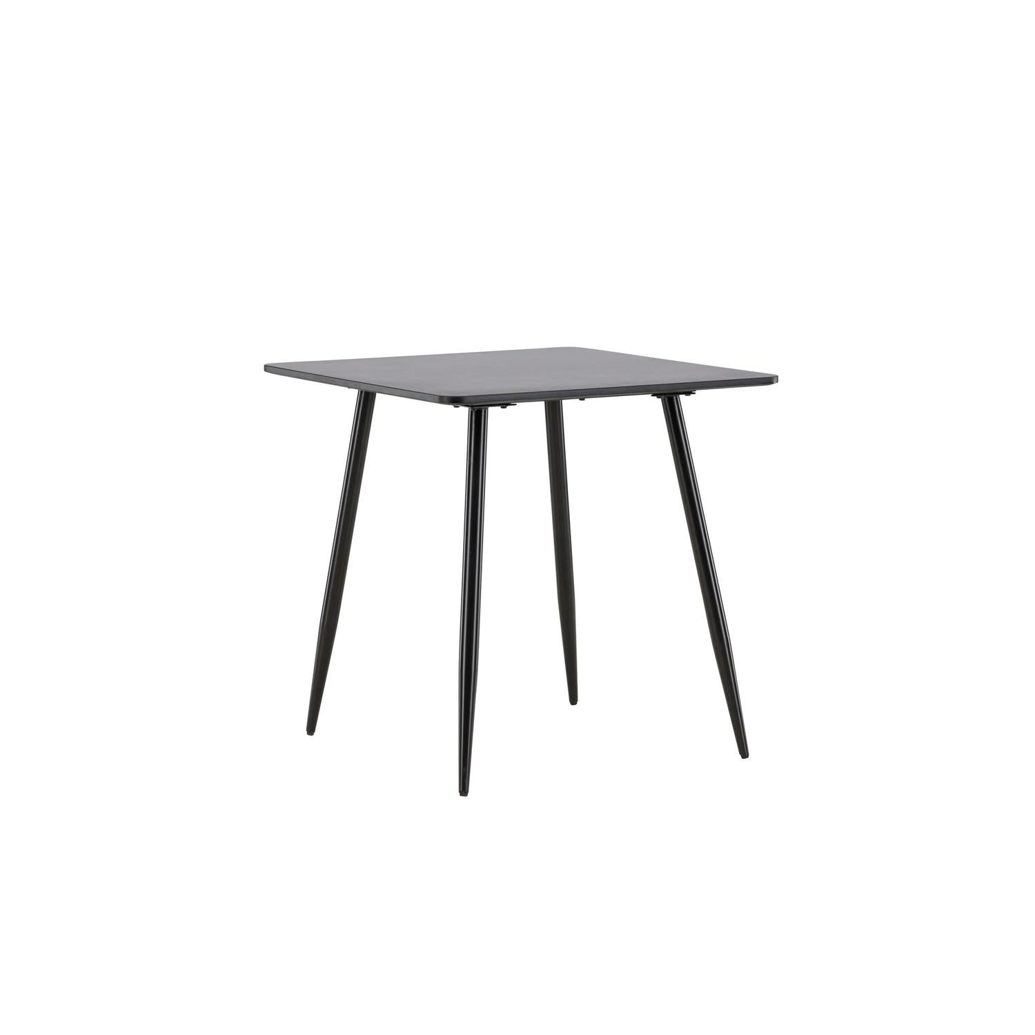 Esstisch Polar 75*75cm - Schwarz-Esstisch Rechteckig-Venture Home-le canapé