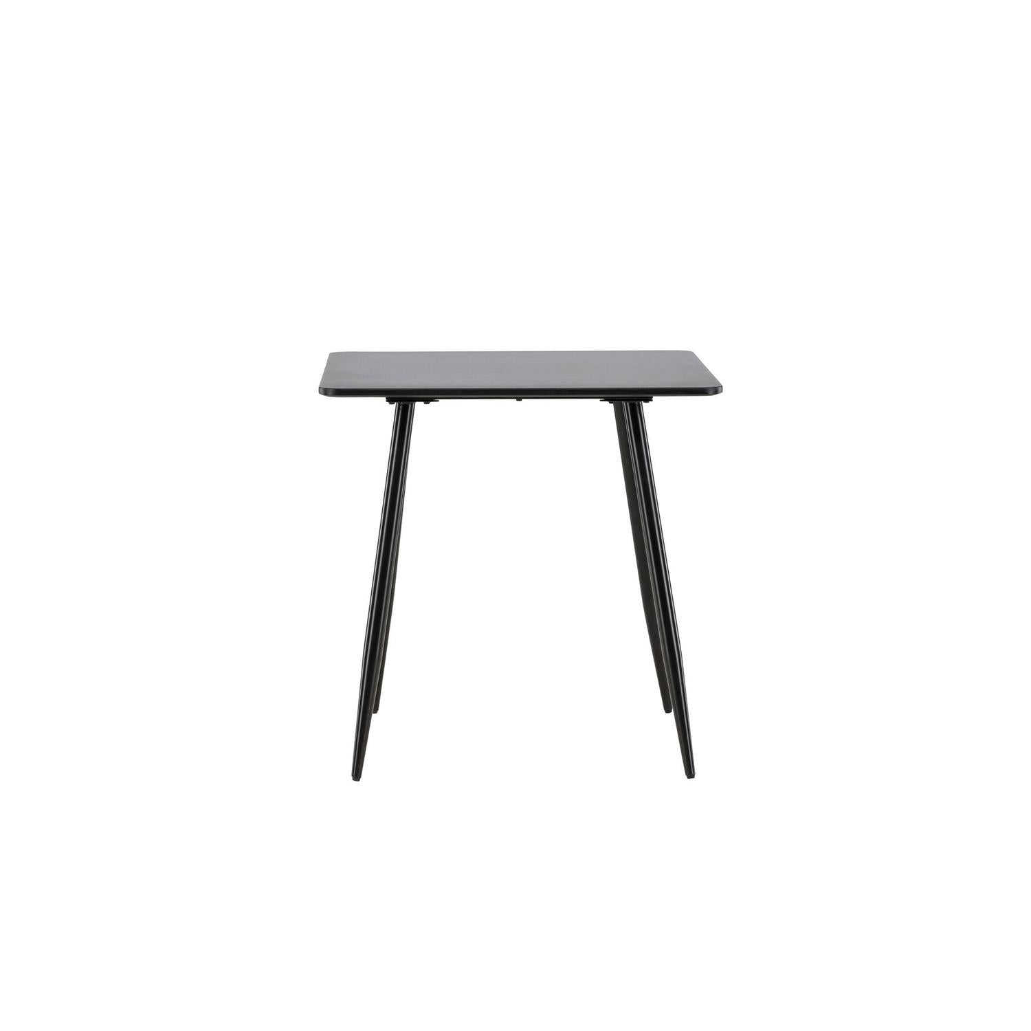 Esstisch Polar 75*75cm - Schwarz-Esstisch Rechteckig-Venture Home-le canapé
