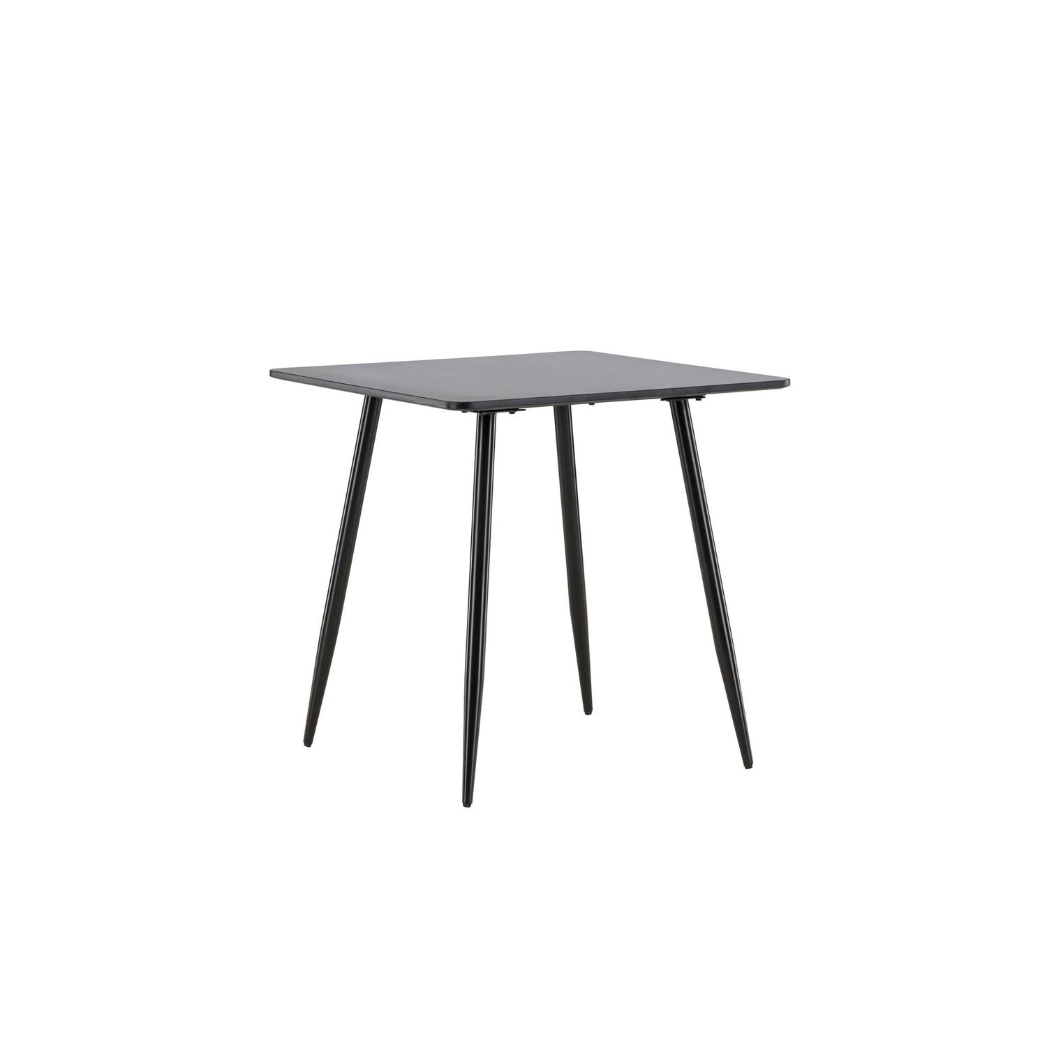 Esstisch Polar 75*75cm - Schwarz-Esstisch Rechteckig-Venture Home-le canapé