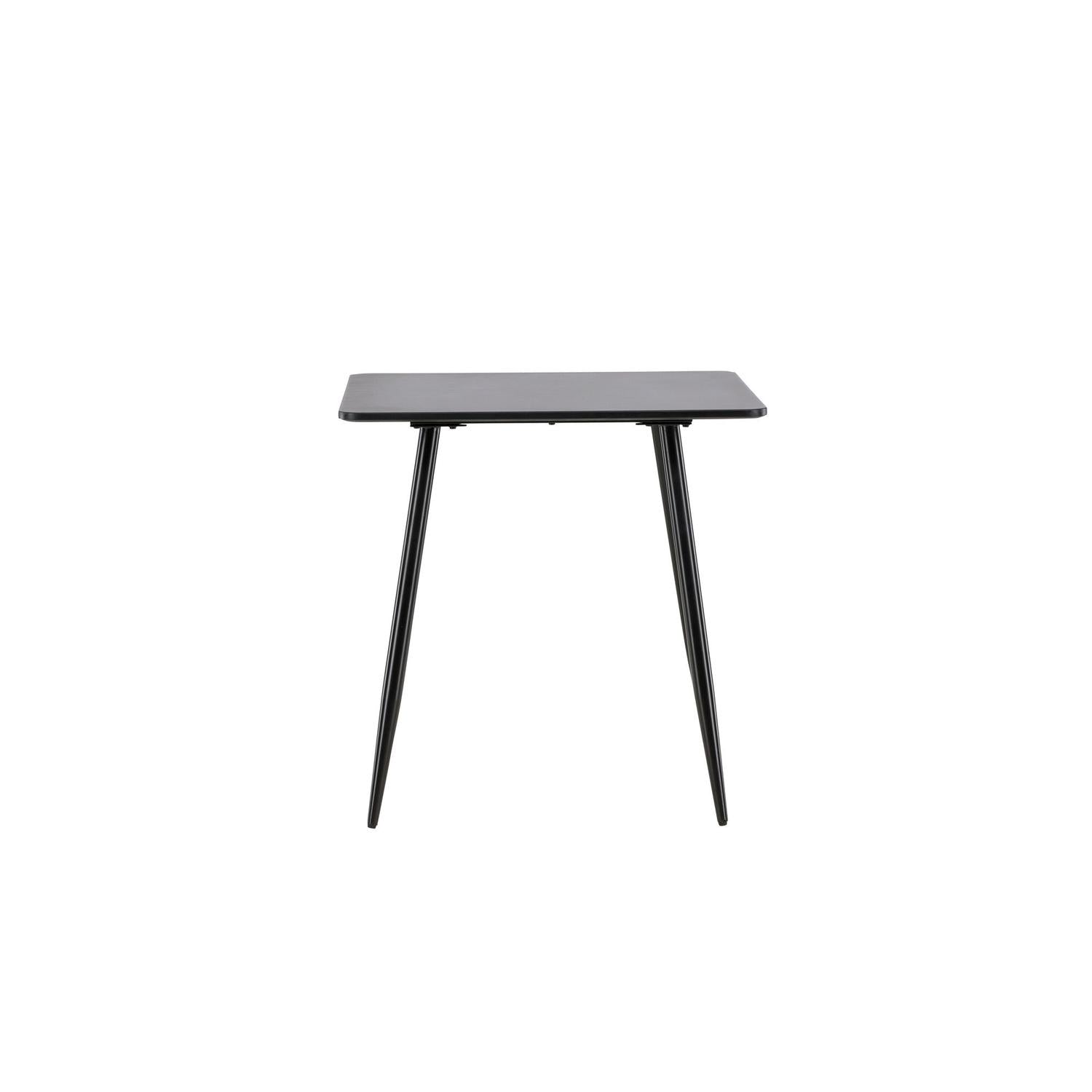 Esstisch Polar 75*75cm - Schwarz-Esstisch Rechteckig-Venture Home-le canapé