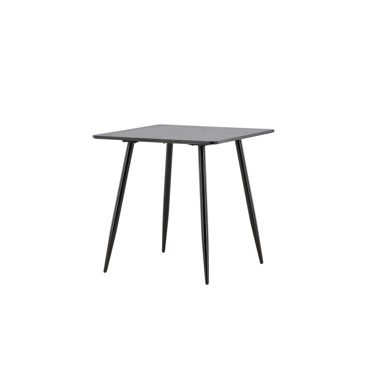 Esstisch Polar 75*75cm - Schwarz-Esstisch Rechteckig-Venture Home-le canapé