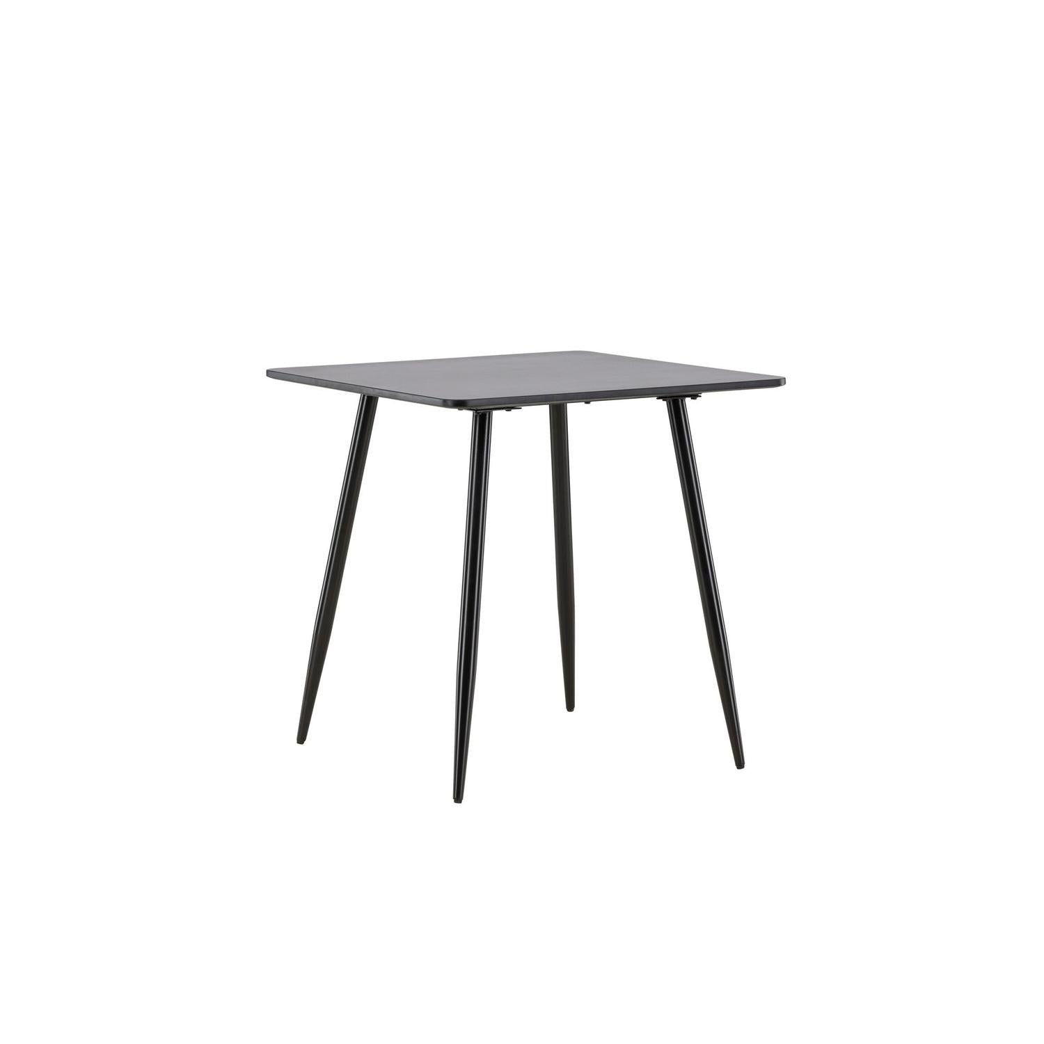 Esstisch Polar 75*75cm - Schwarz-Esstisch Rechteckig-Venture Home-le canapé