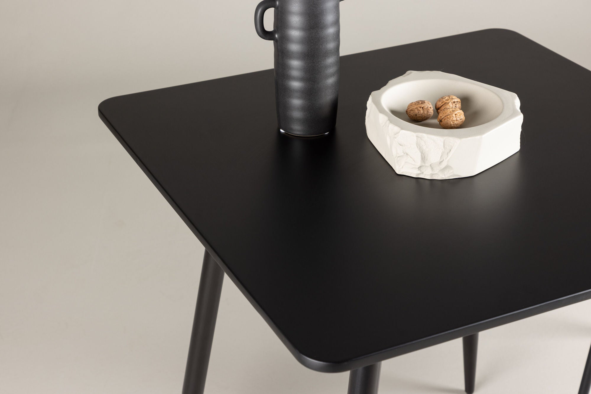Esstisch Polar 75*75cm - Schwarz-Esstisch Rechteckig-Venture Home-le canapé