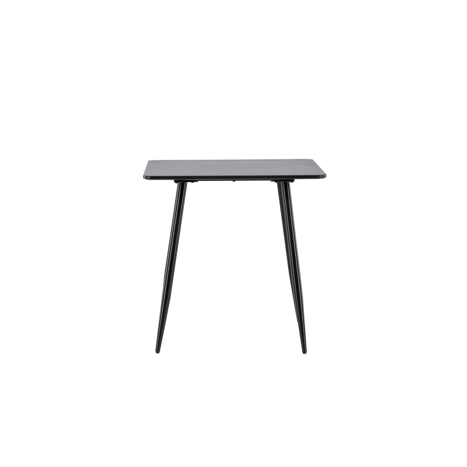 Esstisch Polar 75*75cm - Schwarz-Esstisch Rechteckig-Venture Home-le canapé