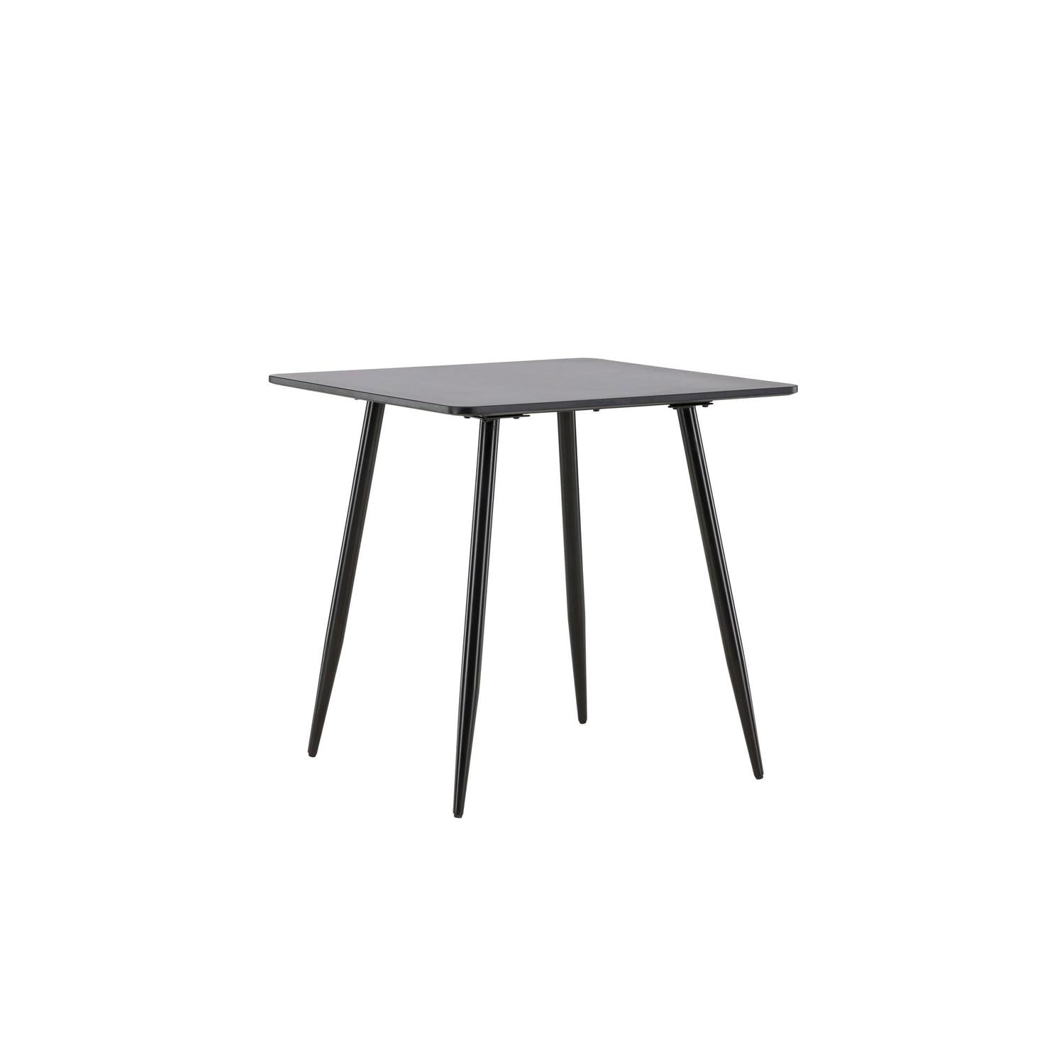 Esstisch Polar 75*75cm - Schwarz-Esstisch Rechteckig-Venture Home-le canapé