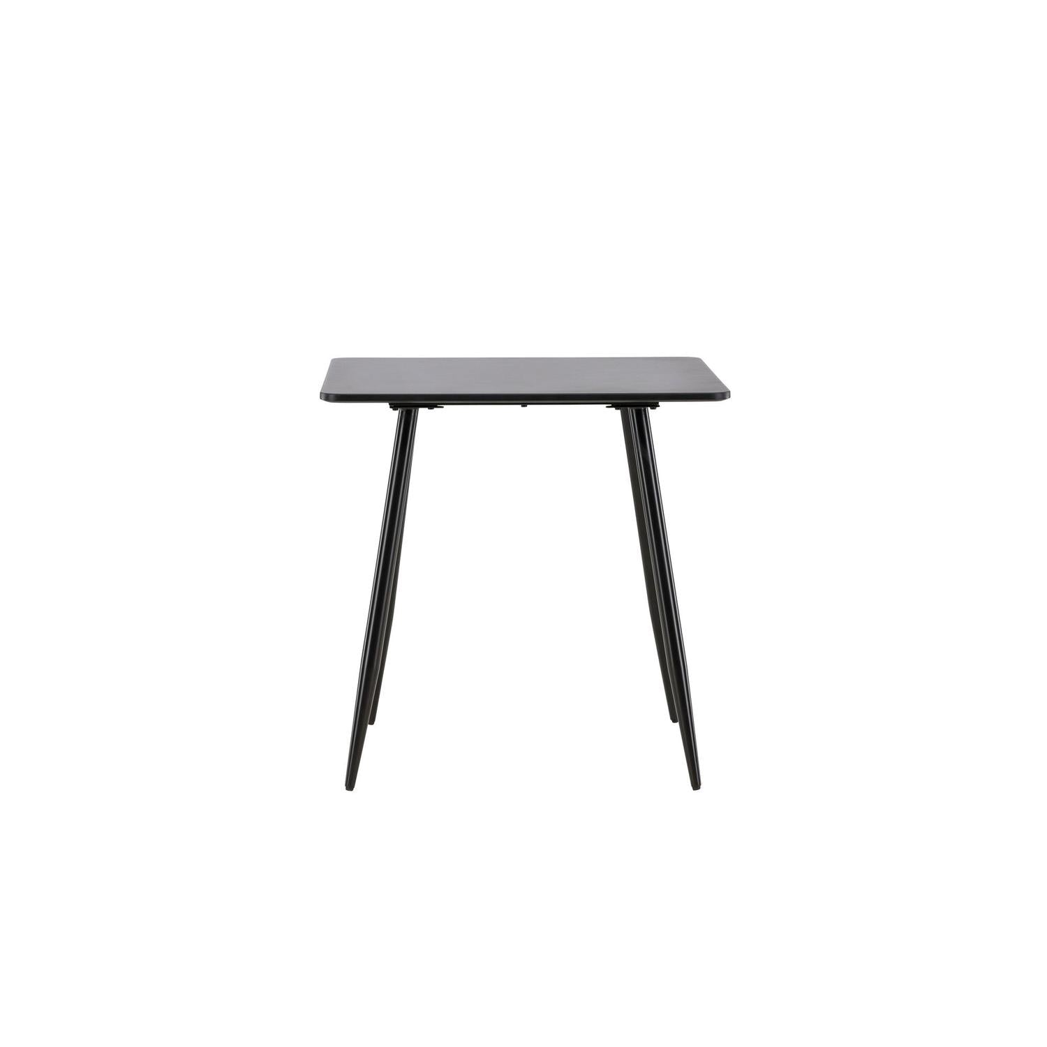 Esstisch Polar 75*75cm - Schwarz-Esstisch Rechteckig-Venture Home-le canapé