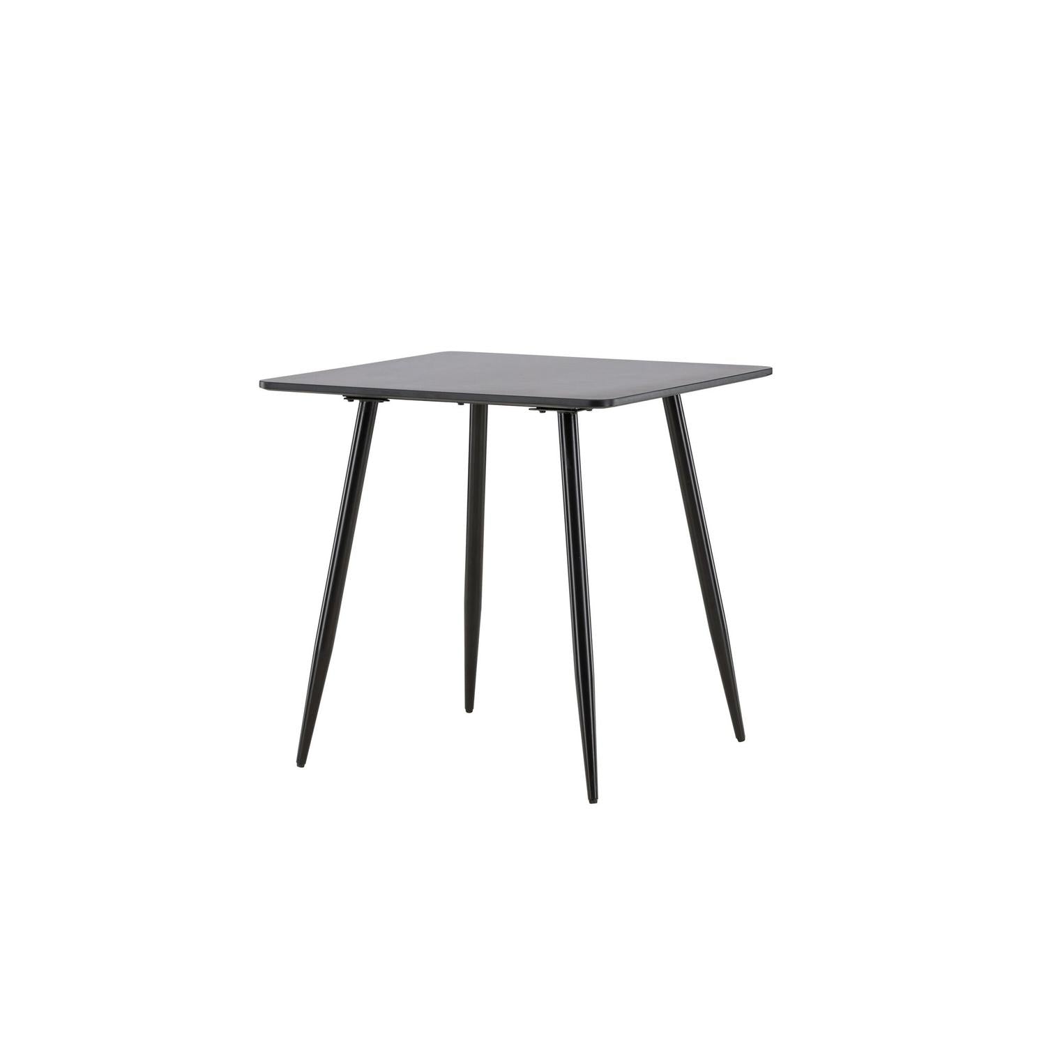Esstisch Polar 75*75cm - Schwarz-Esstisch Rechteckig-Venture Home-le canapé