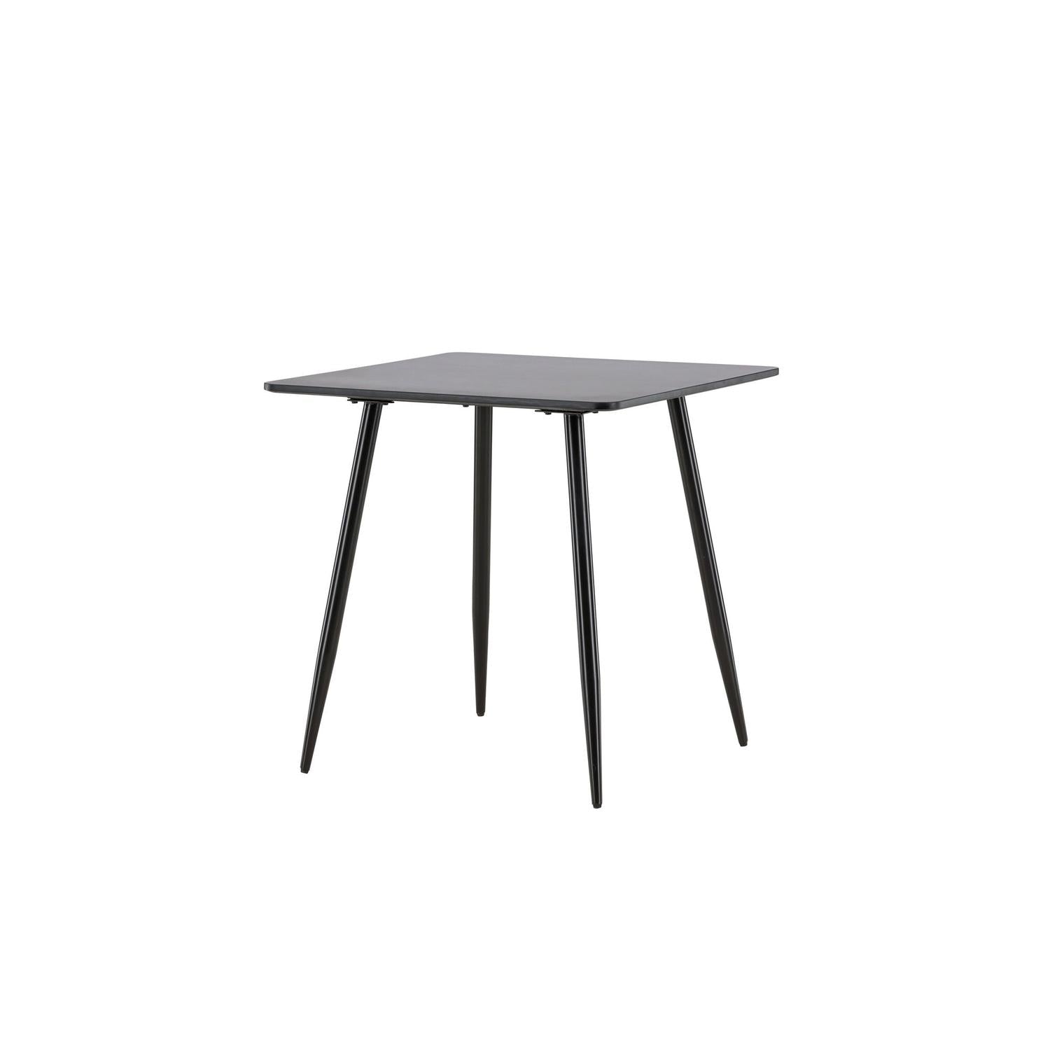 Esstisch Polar 75*75cm - Schwarz-Esstisch Rechteckig-Venture Home-le canapé
