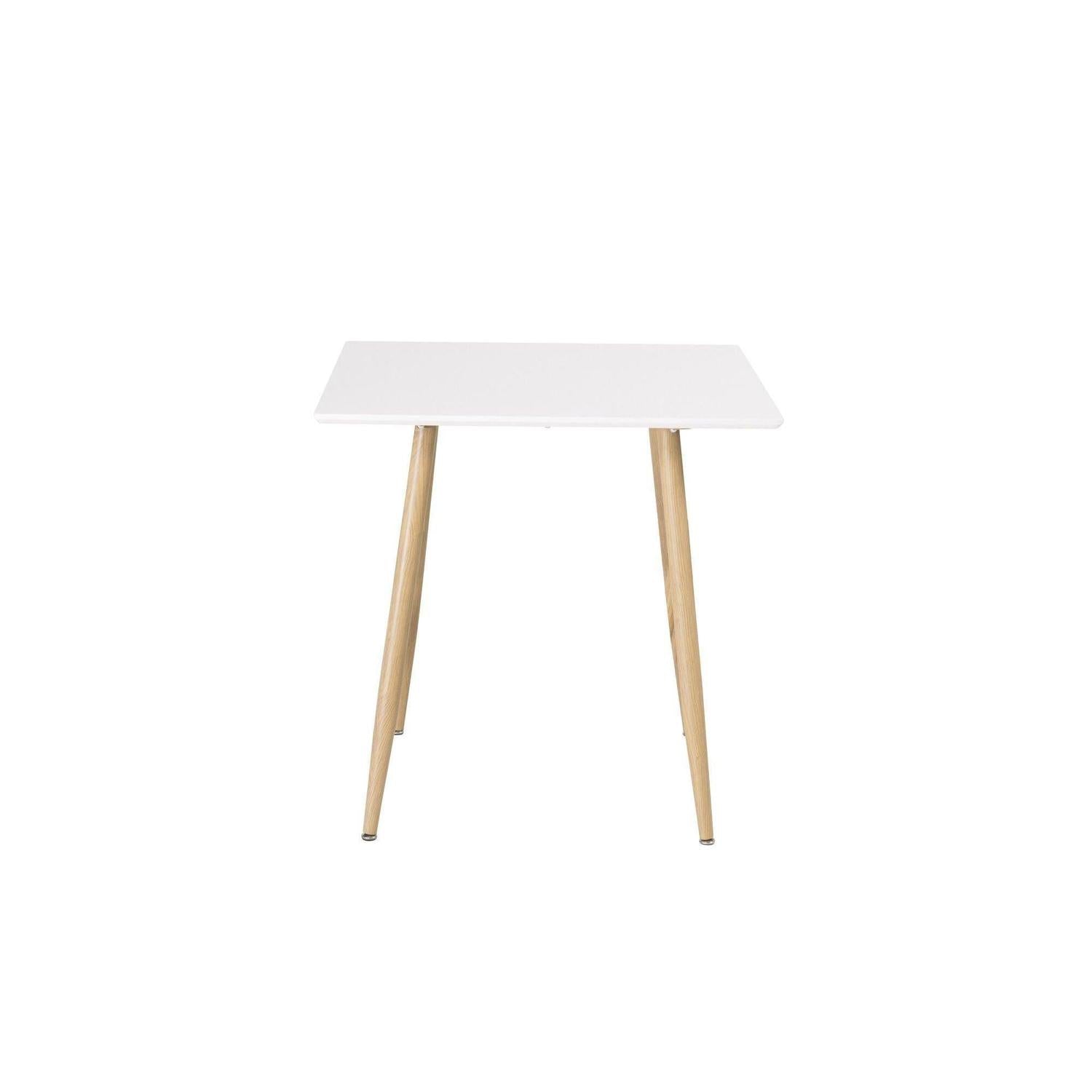 Esstisch Polar 80*80cm - Weiß-Esstisch Rechteckig-Venture Home-le canapé