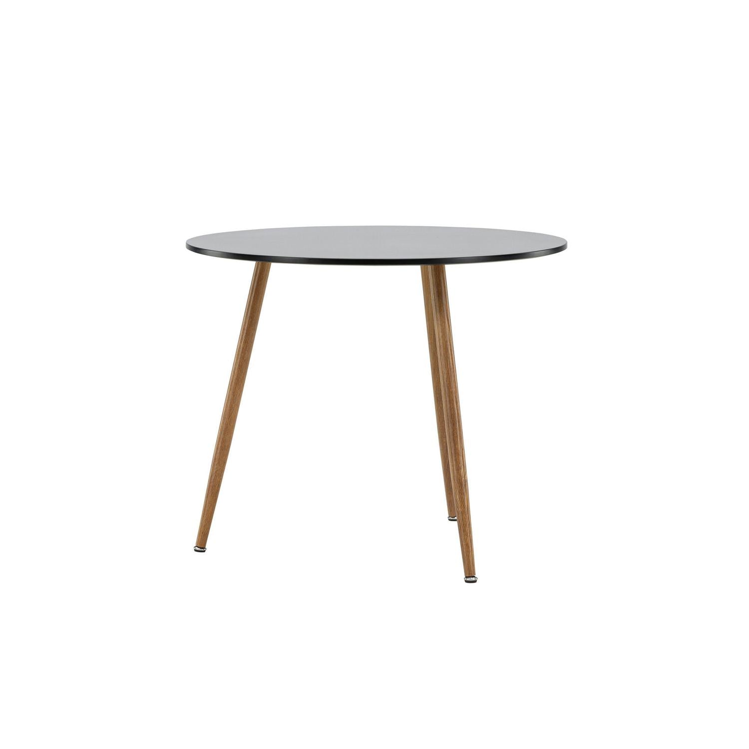 Esstisch Polar Ø90cm - Schwarz-Esstisch Rund-Venture Home-le canapé