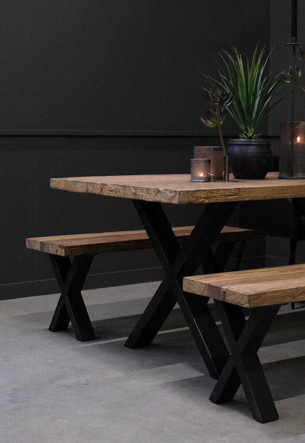 Esstisch Ross 230*90cm - Natur-Esstische Rechteckig-Trademark Living-le canapé