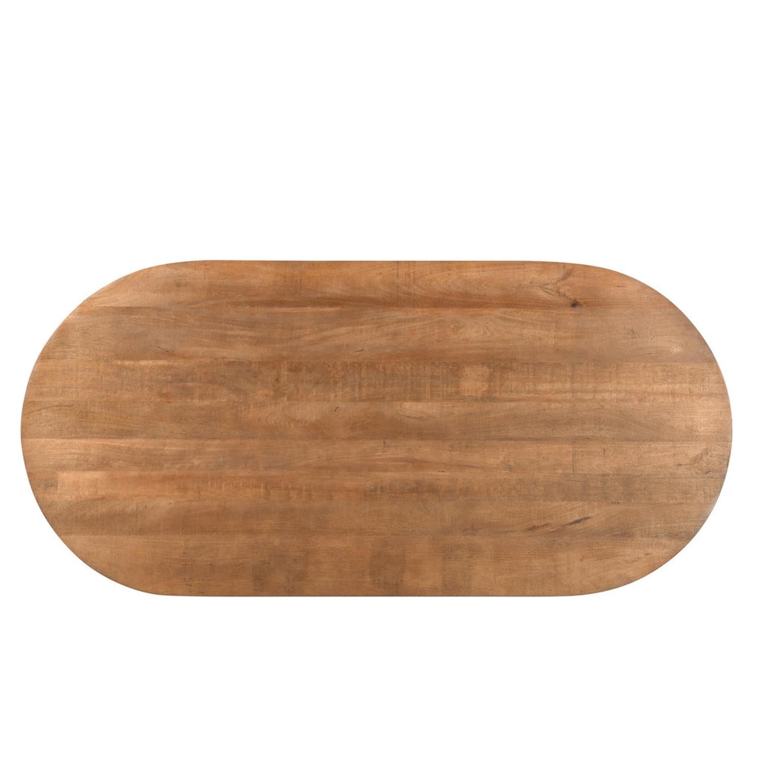 Esstisch Salvator Oval 200cm - Braun-Esstisch Oval-Livingfurn-le canapé