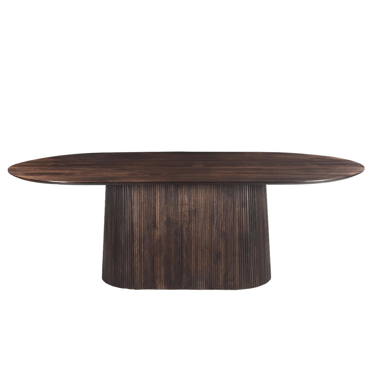 Esstisch Salvator Oval 200cm - Walnuss-Esstische Oval-Livingfurn-le canapé