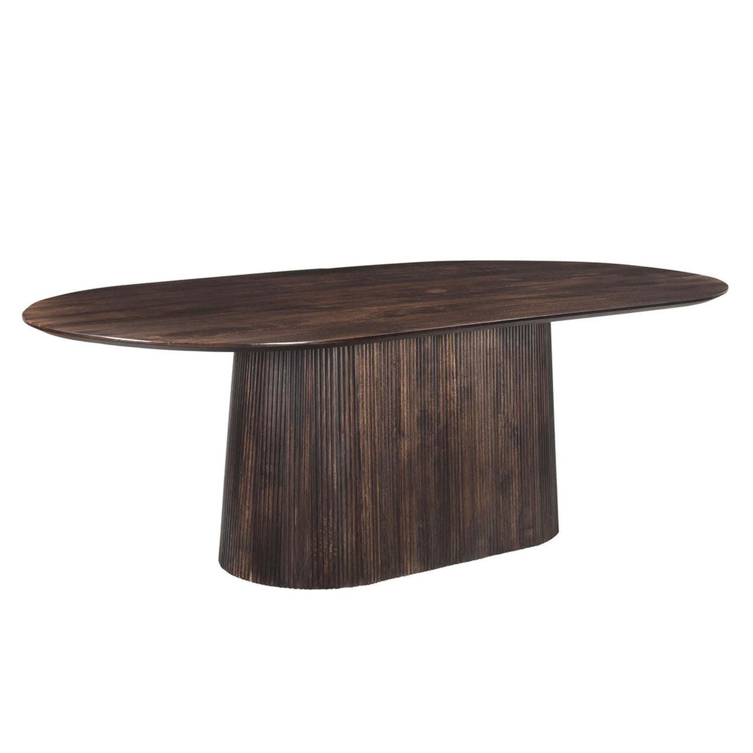 Esstisch Salvator Oval 230cm - Walnuss-Esstische Oval-Livingfurn-le canapé
