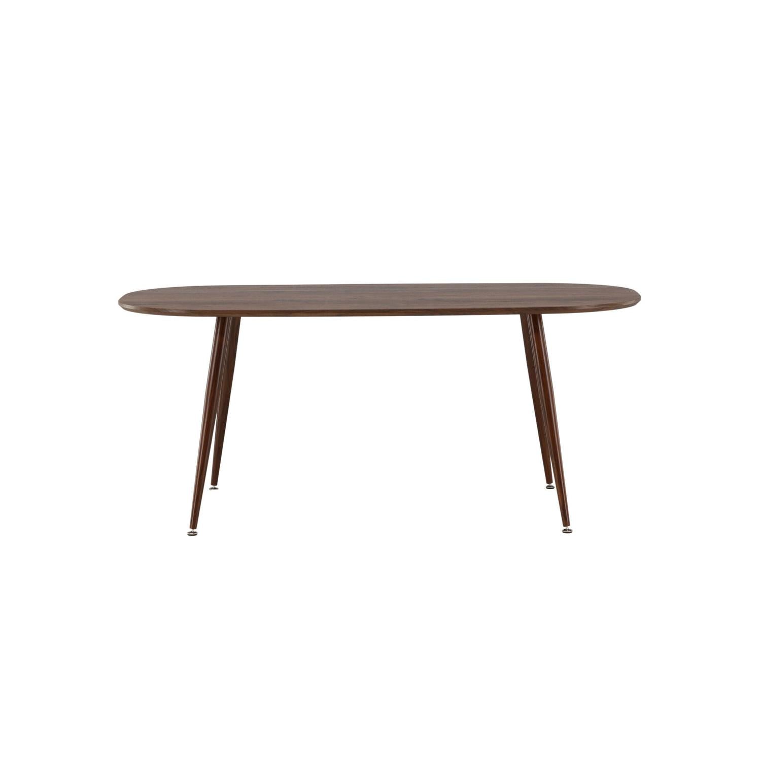 Esstisch Sanford Oval 180cm - Dunkelbraun-Esstische Oval-Venture Home-le canapé