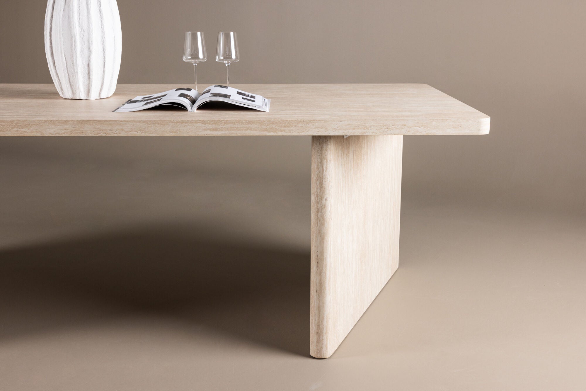 Esstisch Skagen 240*100cm Rechteckig - Beige-Esstisch Rechteckig-Vind-le canapé